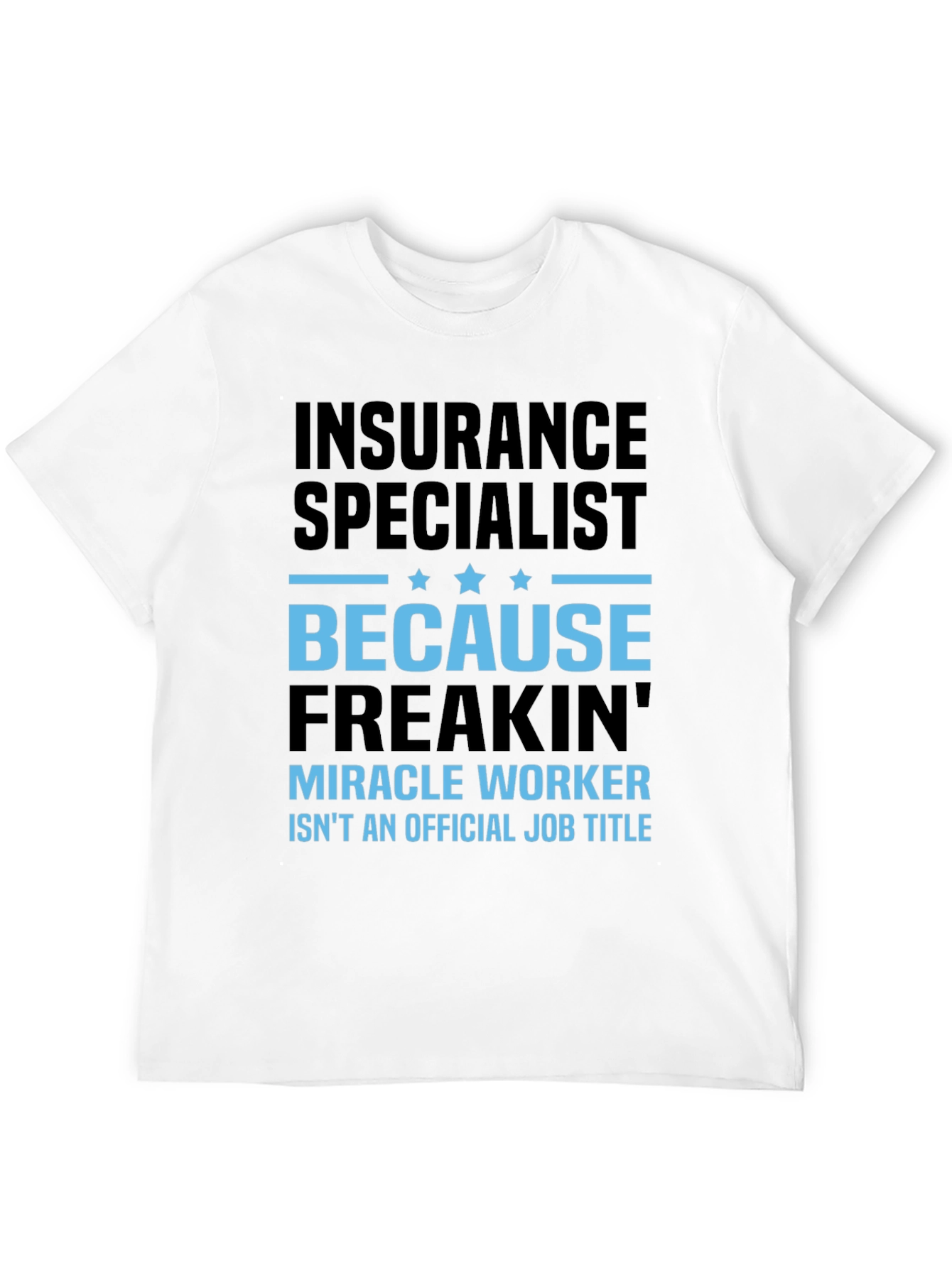 Black Insurance Specialist T-Shirt view 12