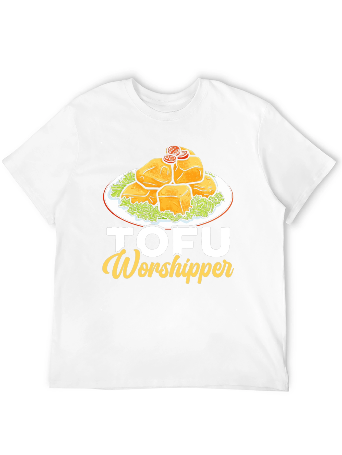 Black Tofu Worshipper Graphic T-Shirt - Vegan Friendly Apparel view 12