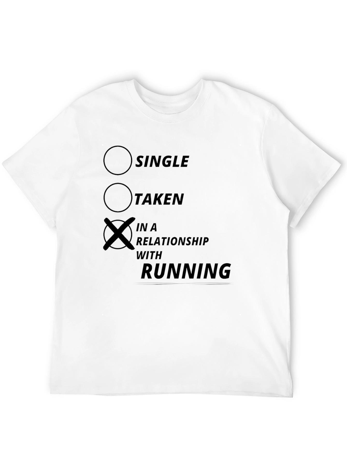 Black Running Relationship Graphic T-Shirt view 12
