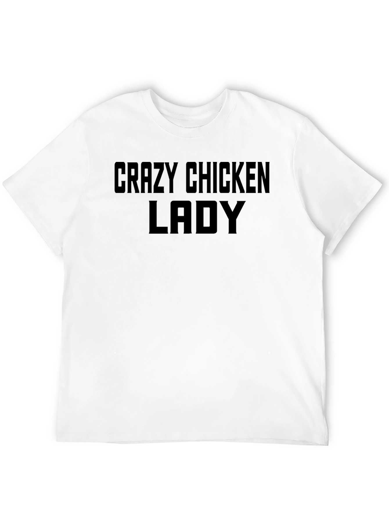 Black Crazy Chicken Lady Black T-Shirt view 12