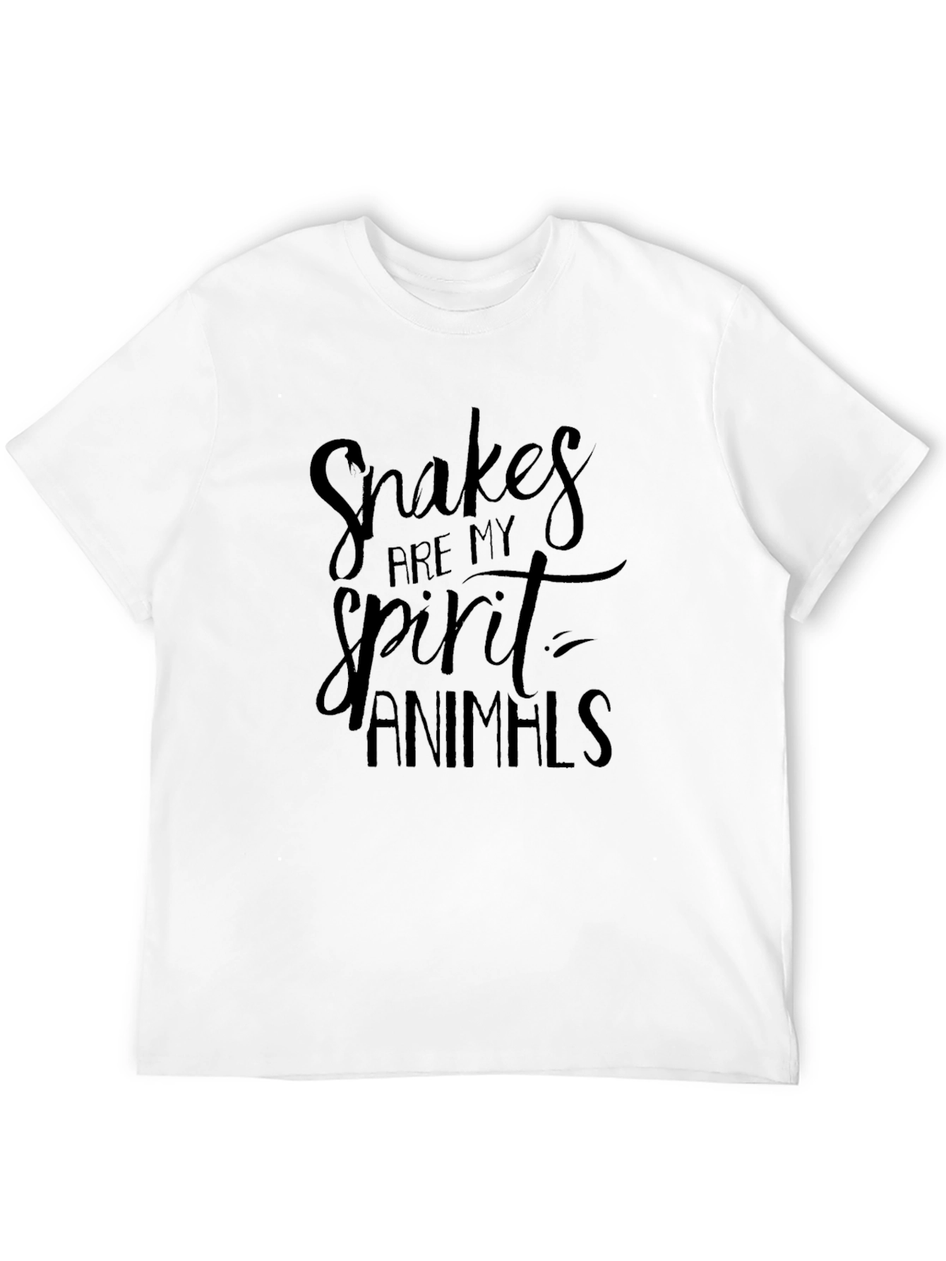 Black Snakes Are My Spirit Animals Graphic Tee view 12