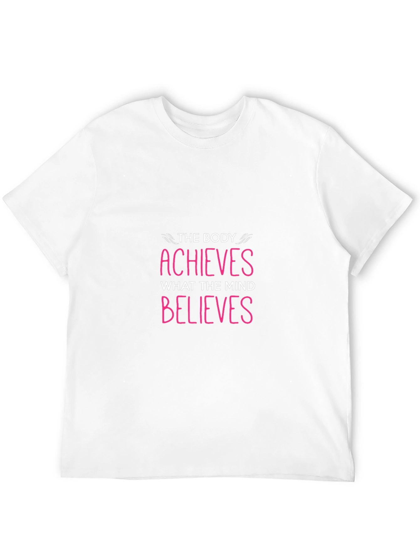 Black Inspirational Body Mind T-Shirt - Achieve Your Goals view 12
