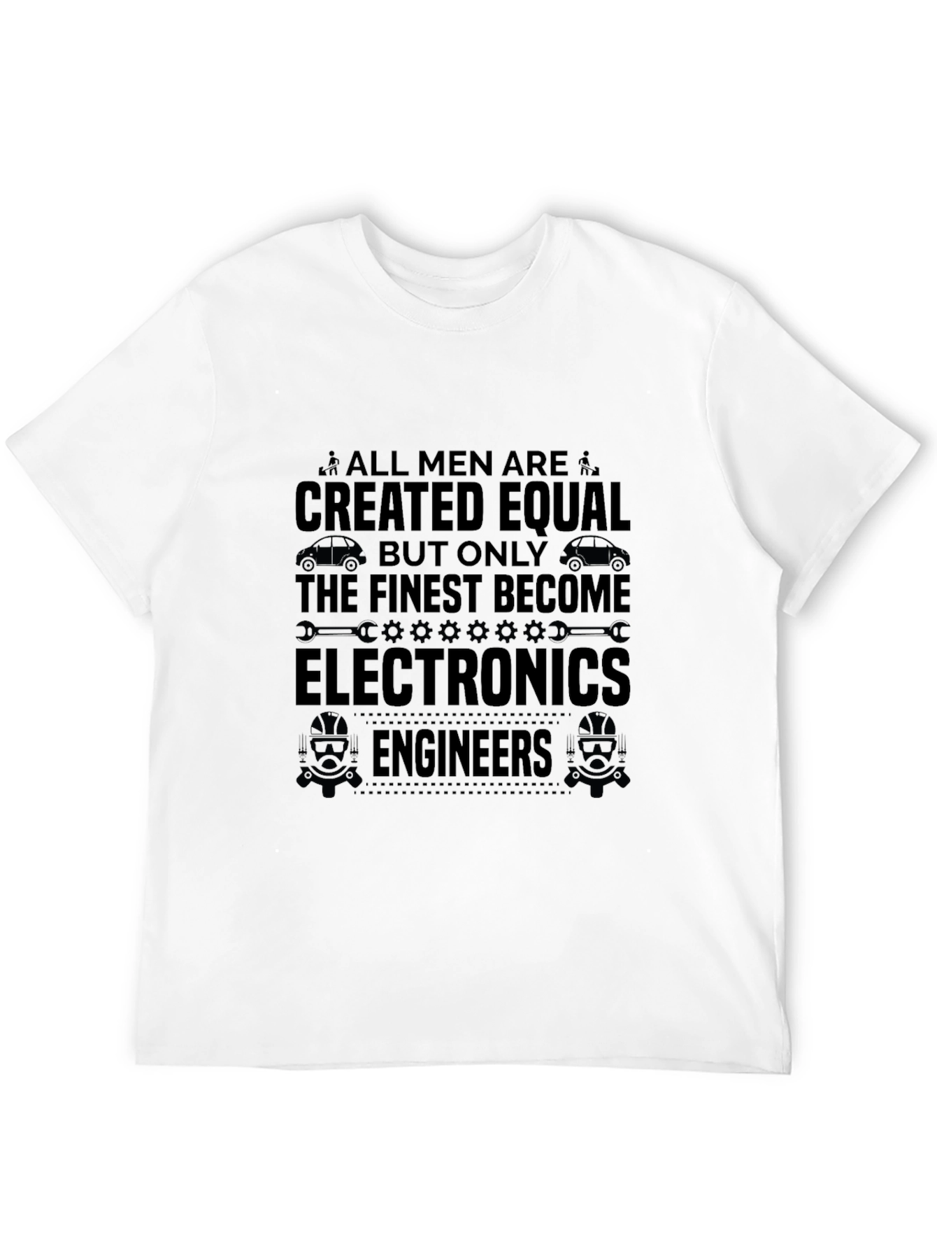 Black Electronics Engineer T-Shirt view 12