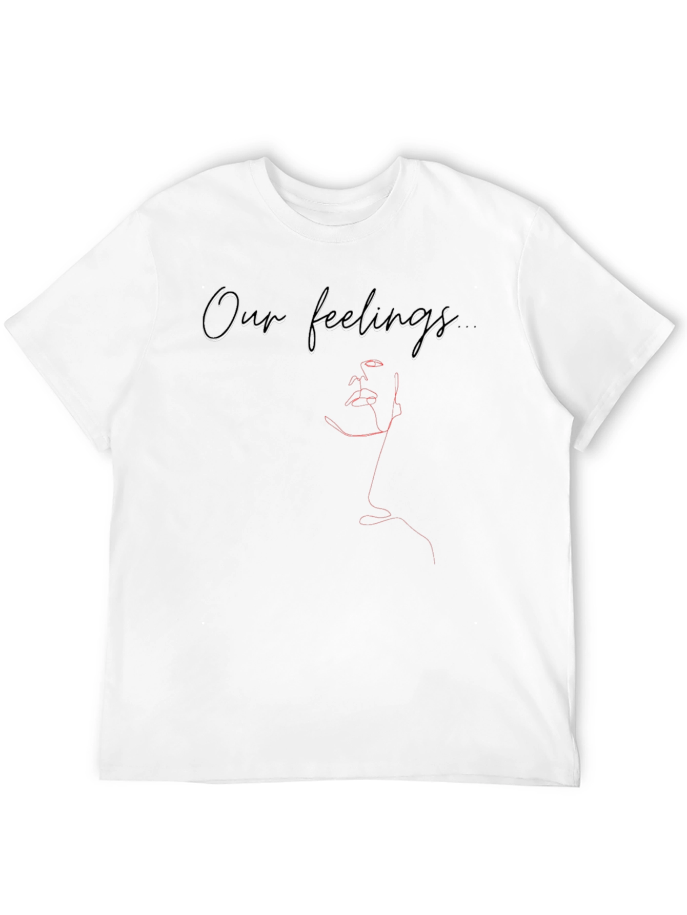 Black Emotional Expression T-Shirt - Black view 12