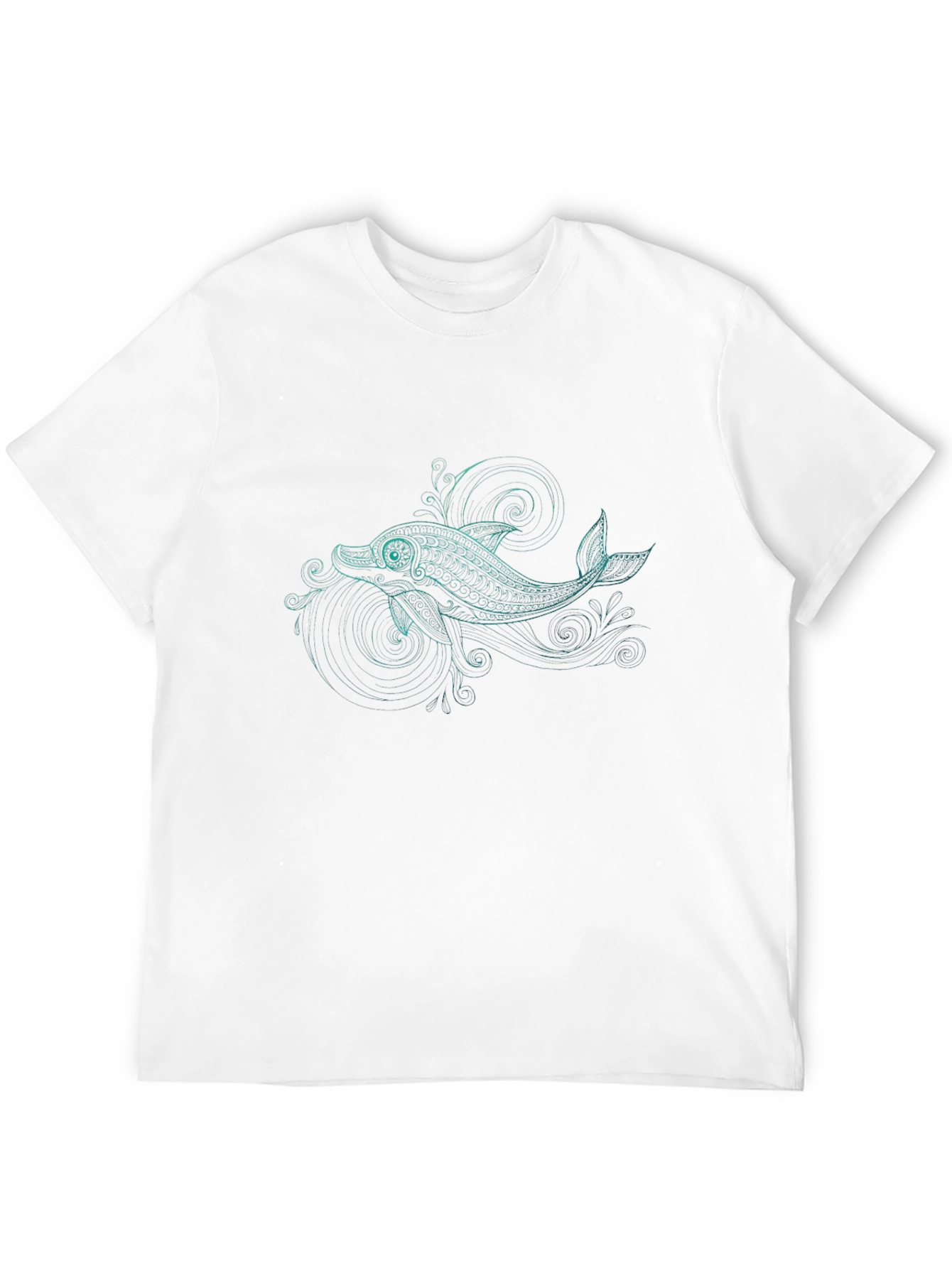 Black Dolphin Graphic Black T-Shirt - Stylish, Casual Comfort view 12