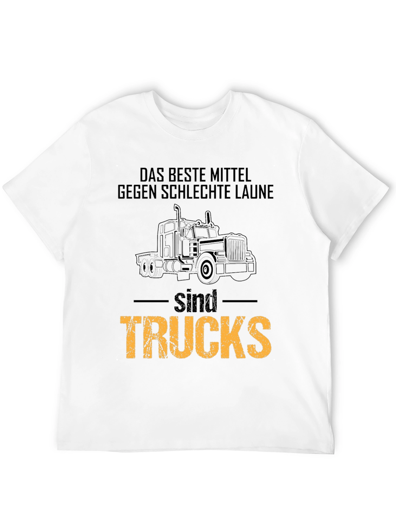 Black Trucks Solve Everything T-Shirt - Driver Humor Tee view 12