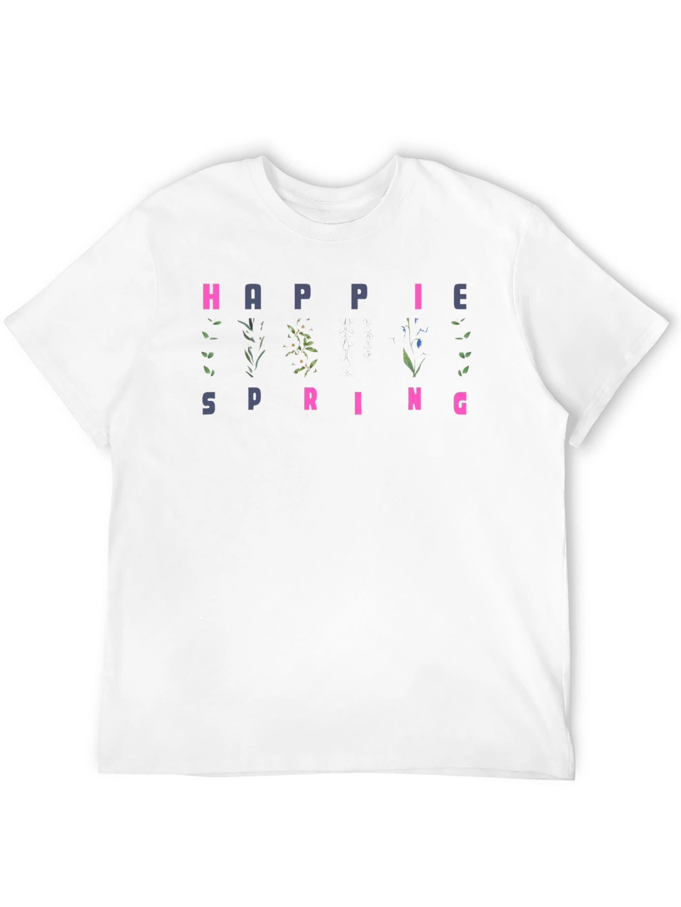 Black Hippie Spring Graphic T-Shirt view 12