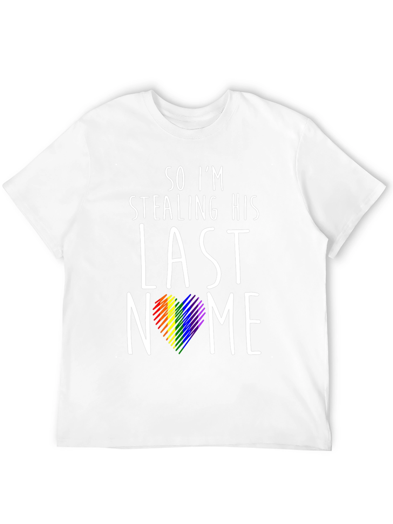 Black Stealing His Last Name Pride T-Shirt view 12