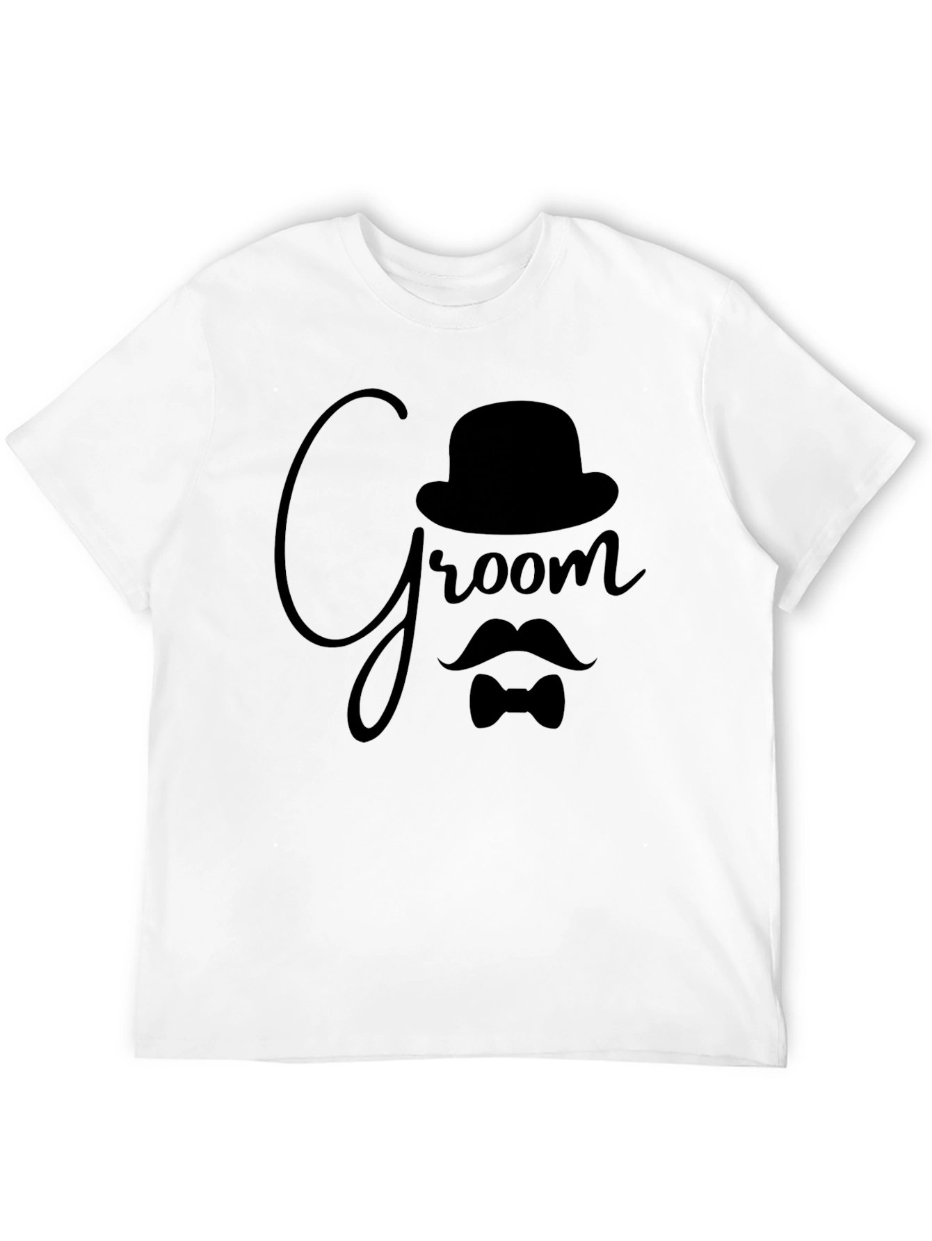 Black Groom T-Shirt - Wedding Party Tee view 12