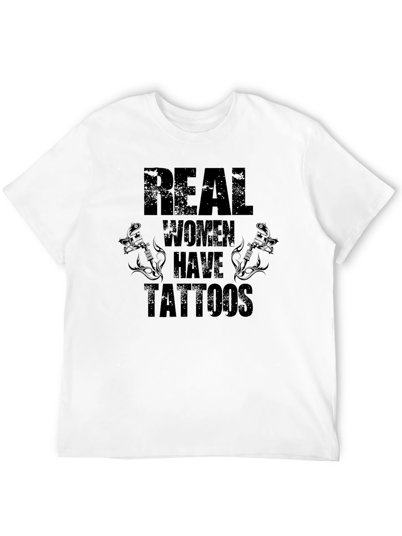 Black Real Women Have Tattoos Black Graphic Tee view 12