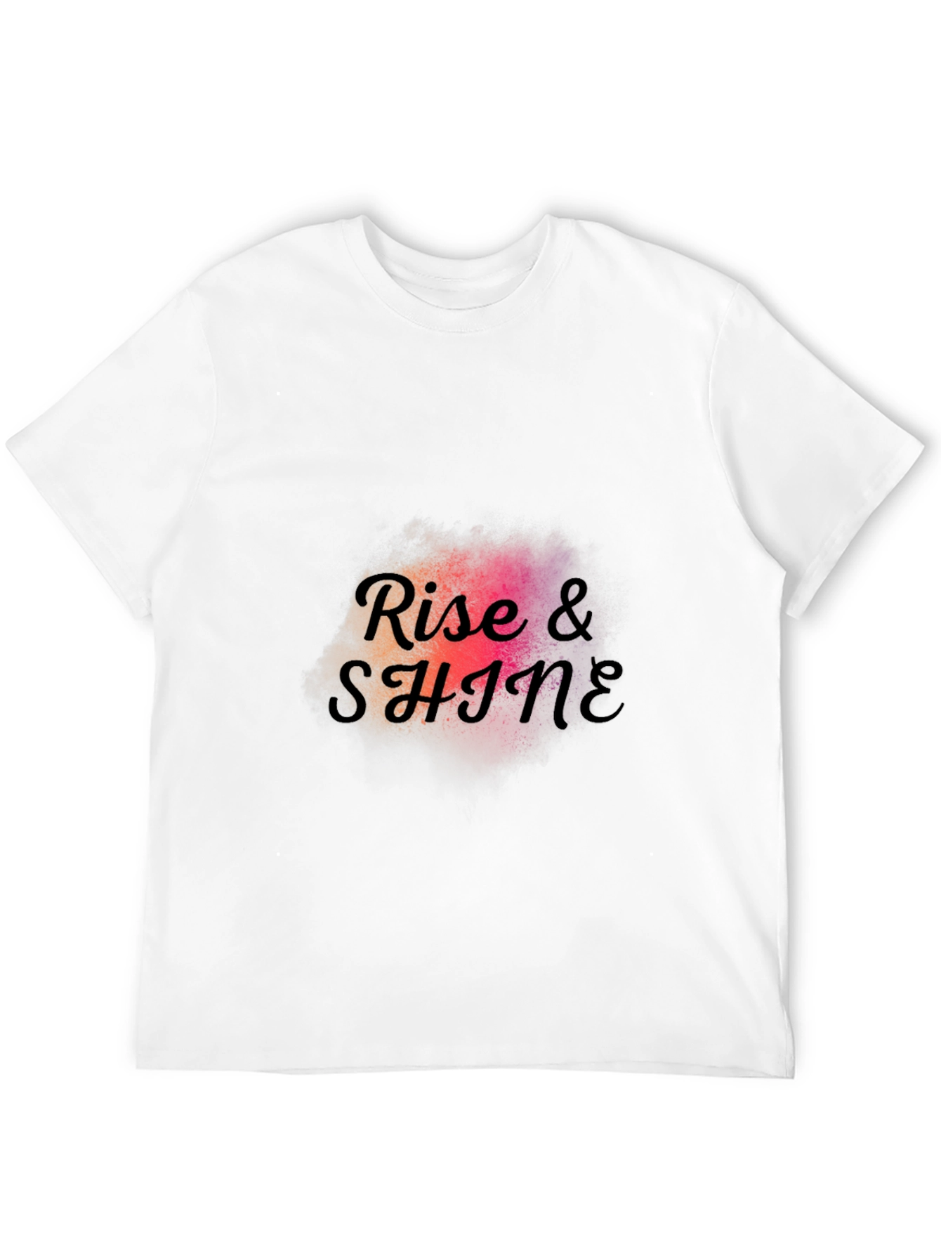 Black Rise & Shine Graphic Tee - Stylish Casual Wear view 12