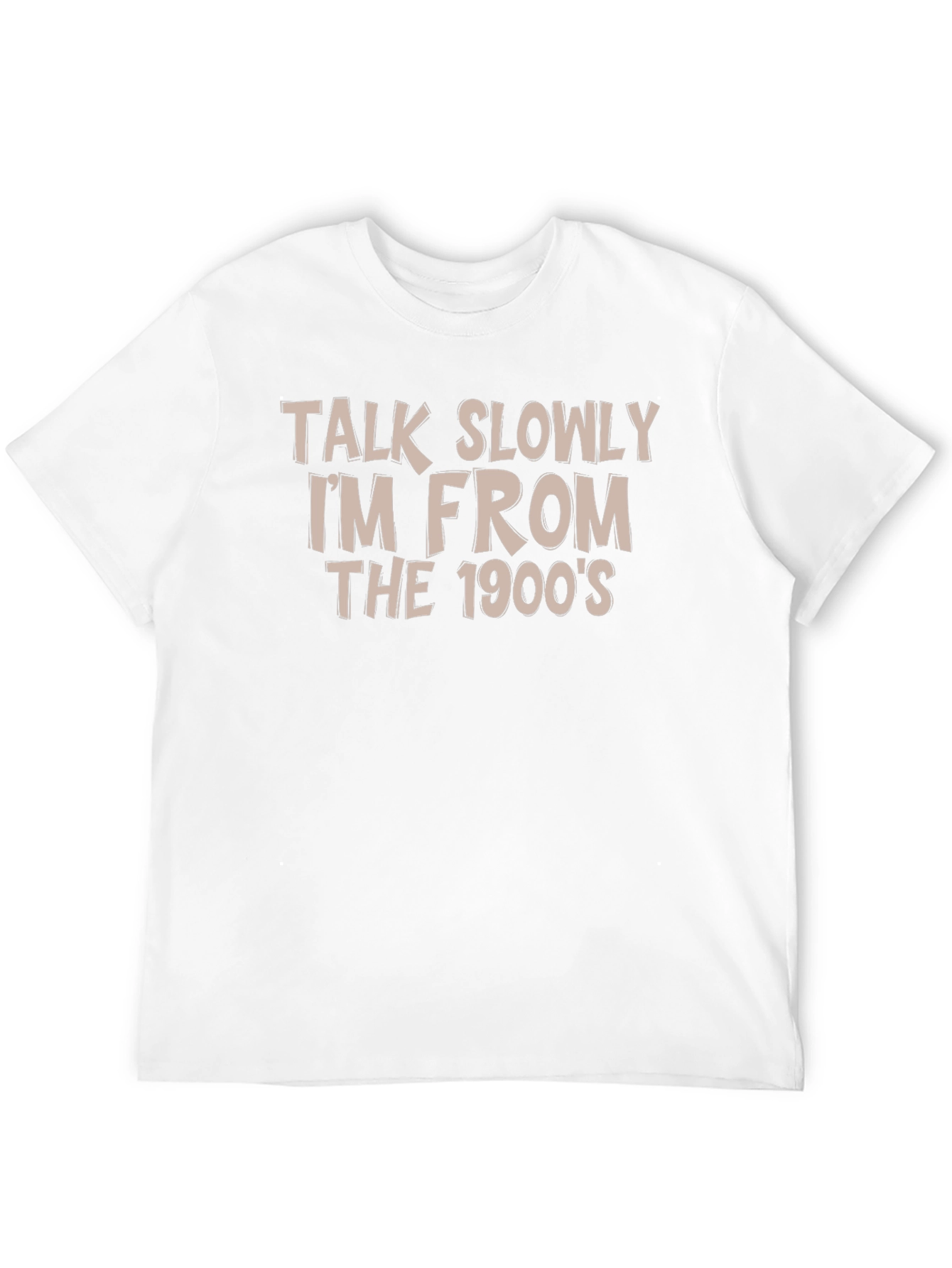 Black Funny Talk Slowly 1900's Black T-Shirt view 12