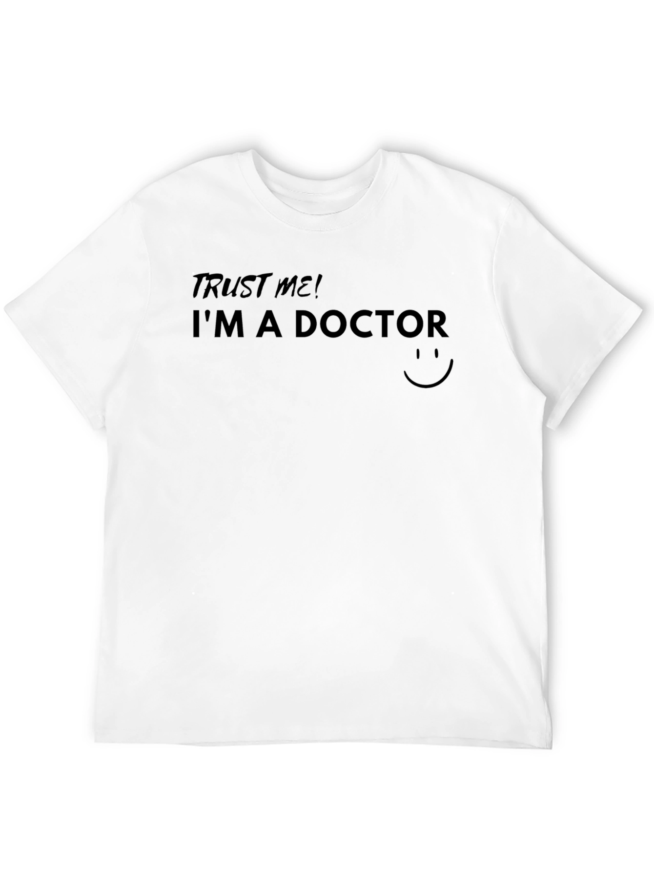 Black Trust Me, I'm A Doctor - Novelty T-Shirt view 12
