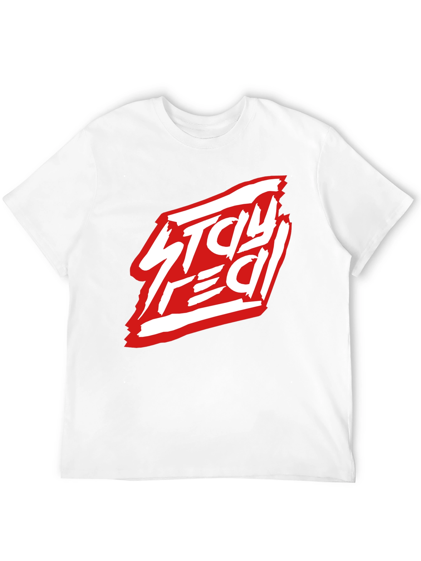 Black Stay Real Black Graphic Tee - Modern Streetwear Style view 12