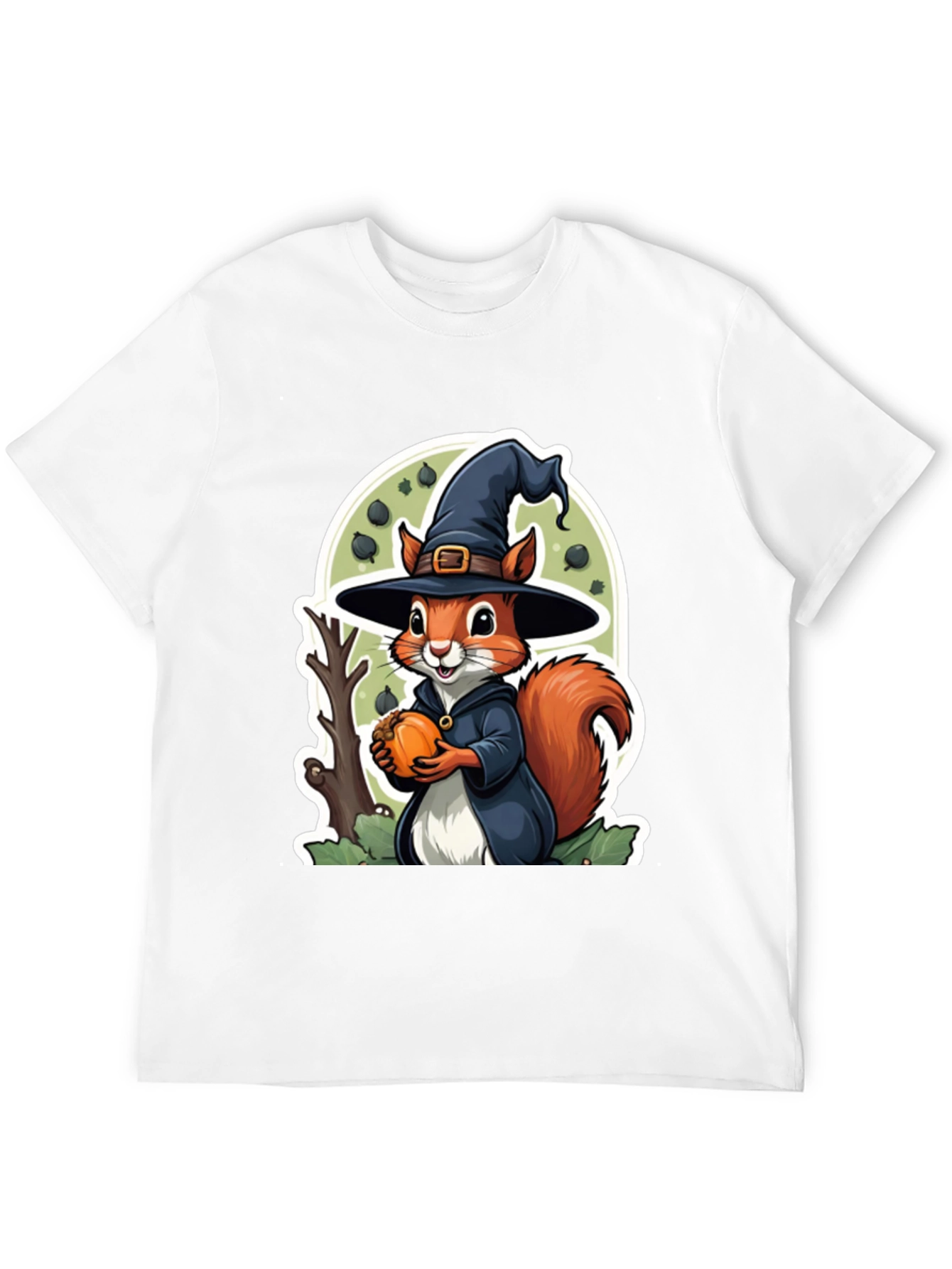 Black Halloween Squirrel Graphic Tee view 12