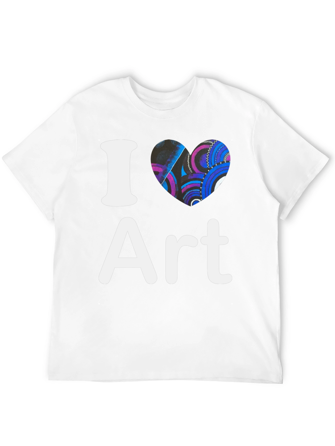 Black I Heart Art Graphic T-Shirt - Artistic Expression view 12