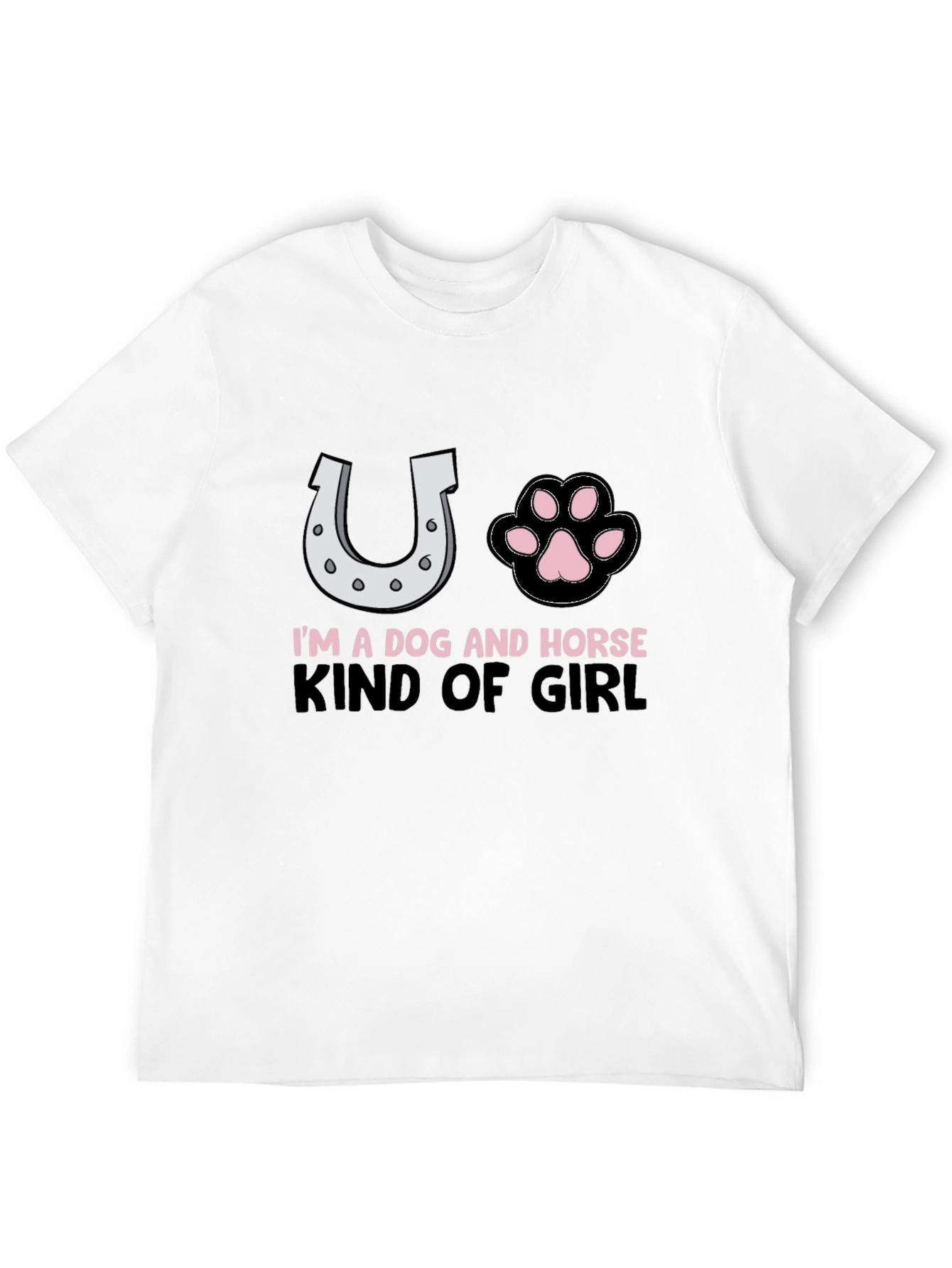 Black Dog and Horse Kind of Girl Graphic Tee view 12