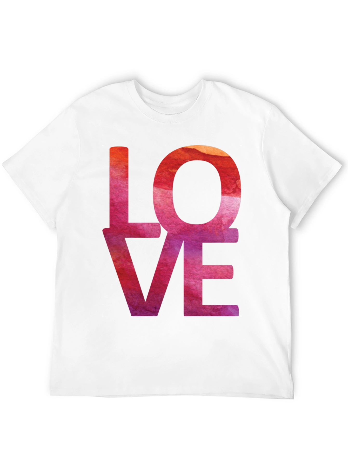 Black Watercolor Love T-Shirt - Artistic Graphic Tee view 12