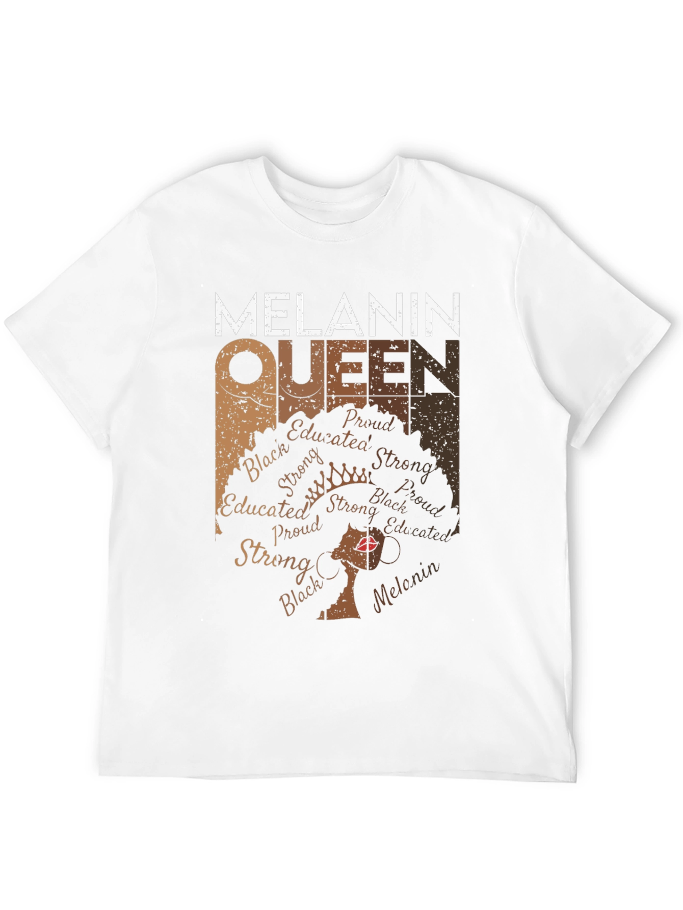 Melanin Queen Graphic T-Shirt - Black Pride - 12