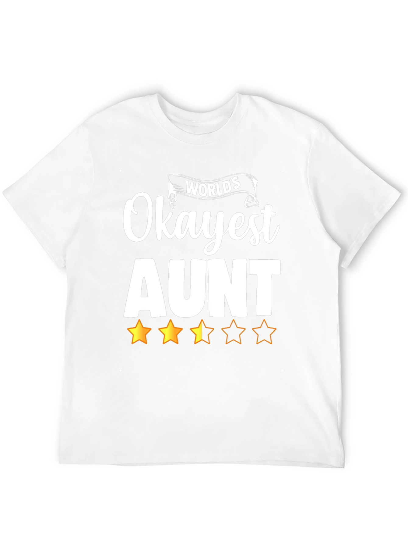 Black World's Okayest Aunt Graphic T-Shirt view 12