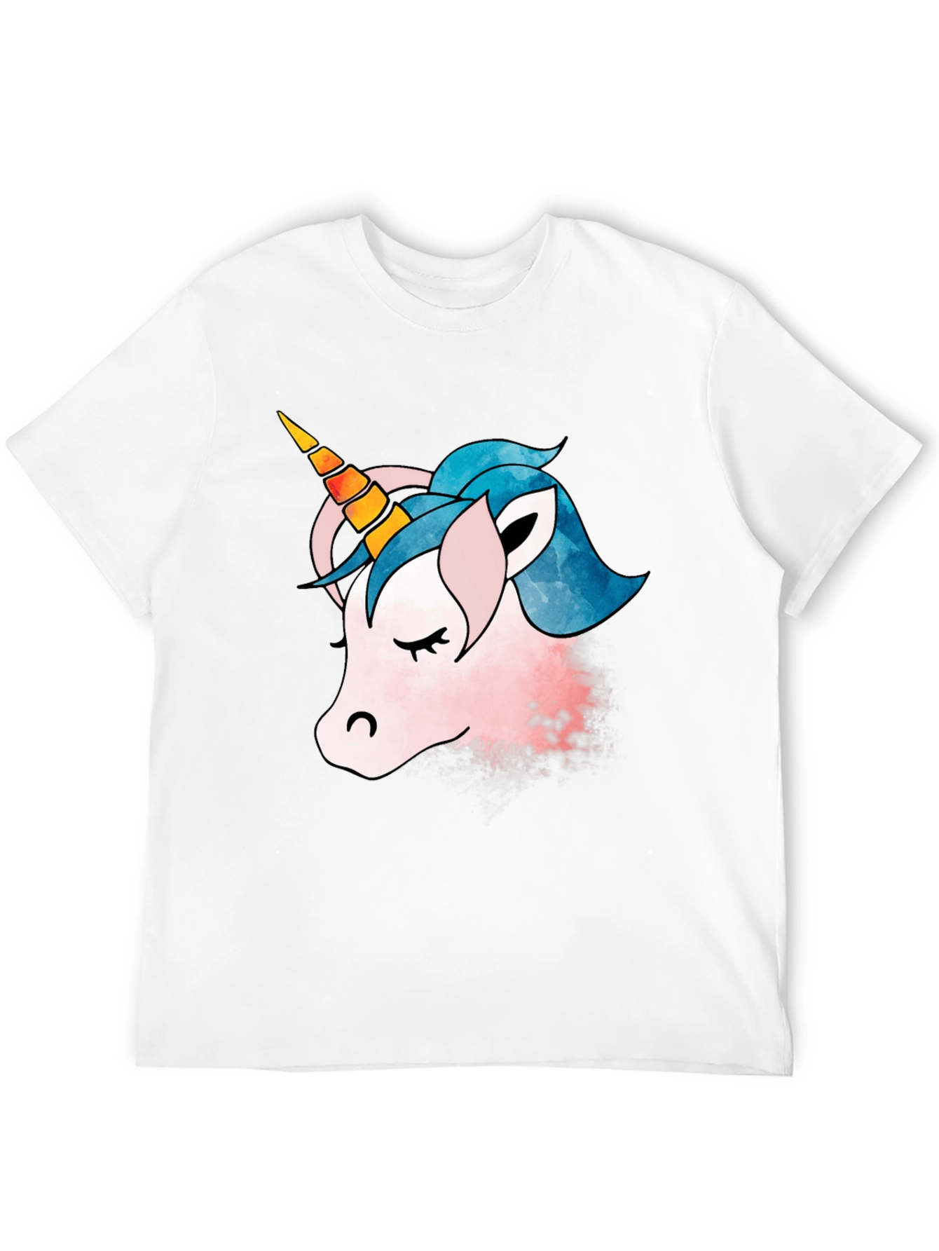 Black Unicorn Graphic T-Shirt - Black Cotton Tee view 12