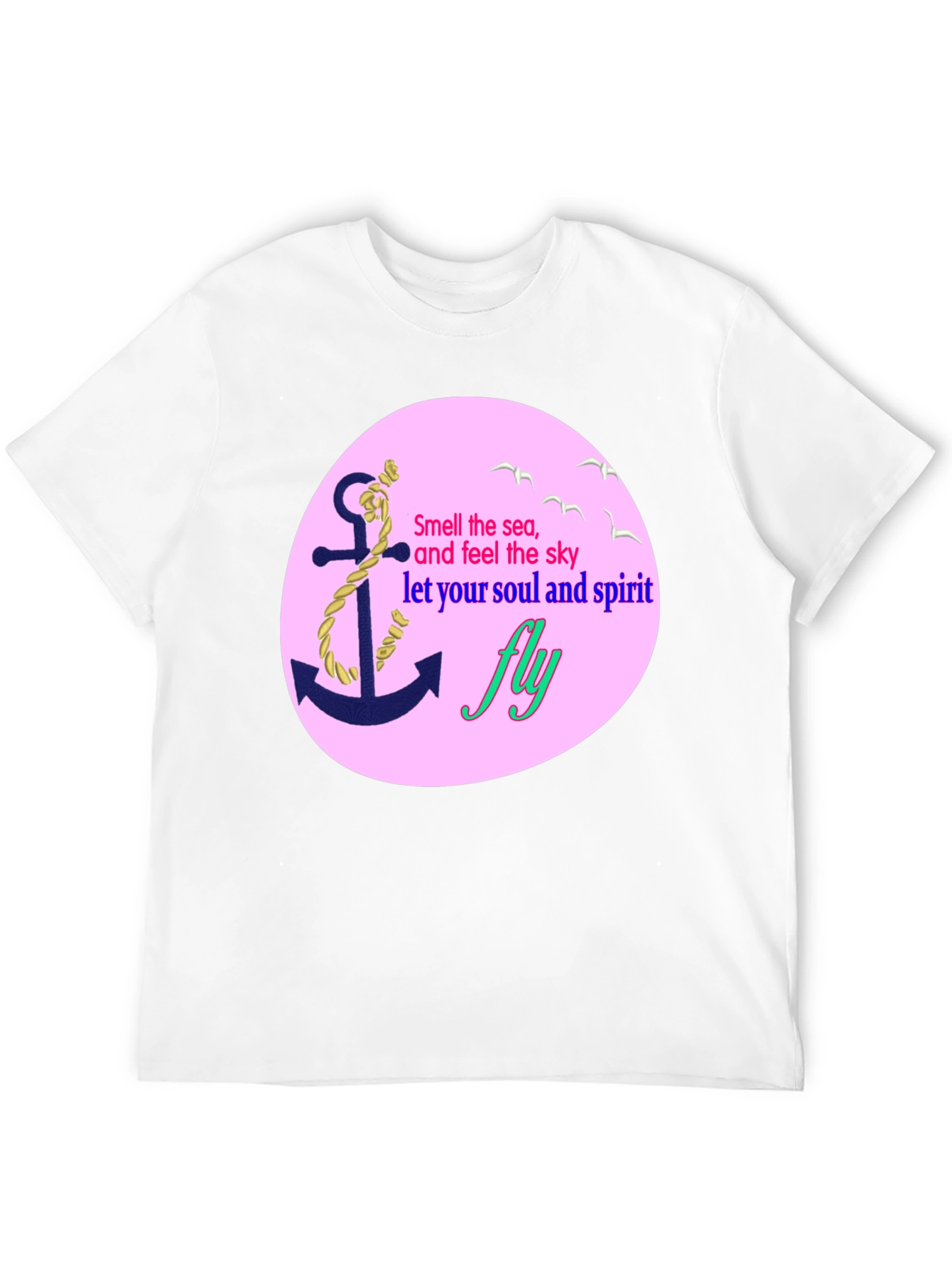 Black Nautical Dreamer Tee - Anchor & Sea Inspired Design view 12