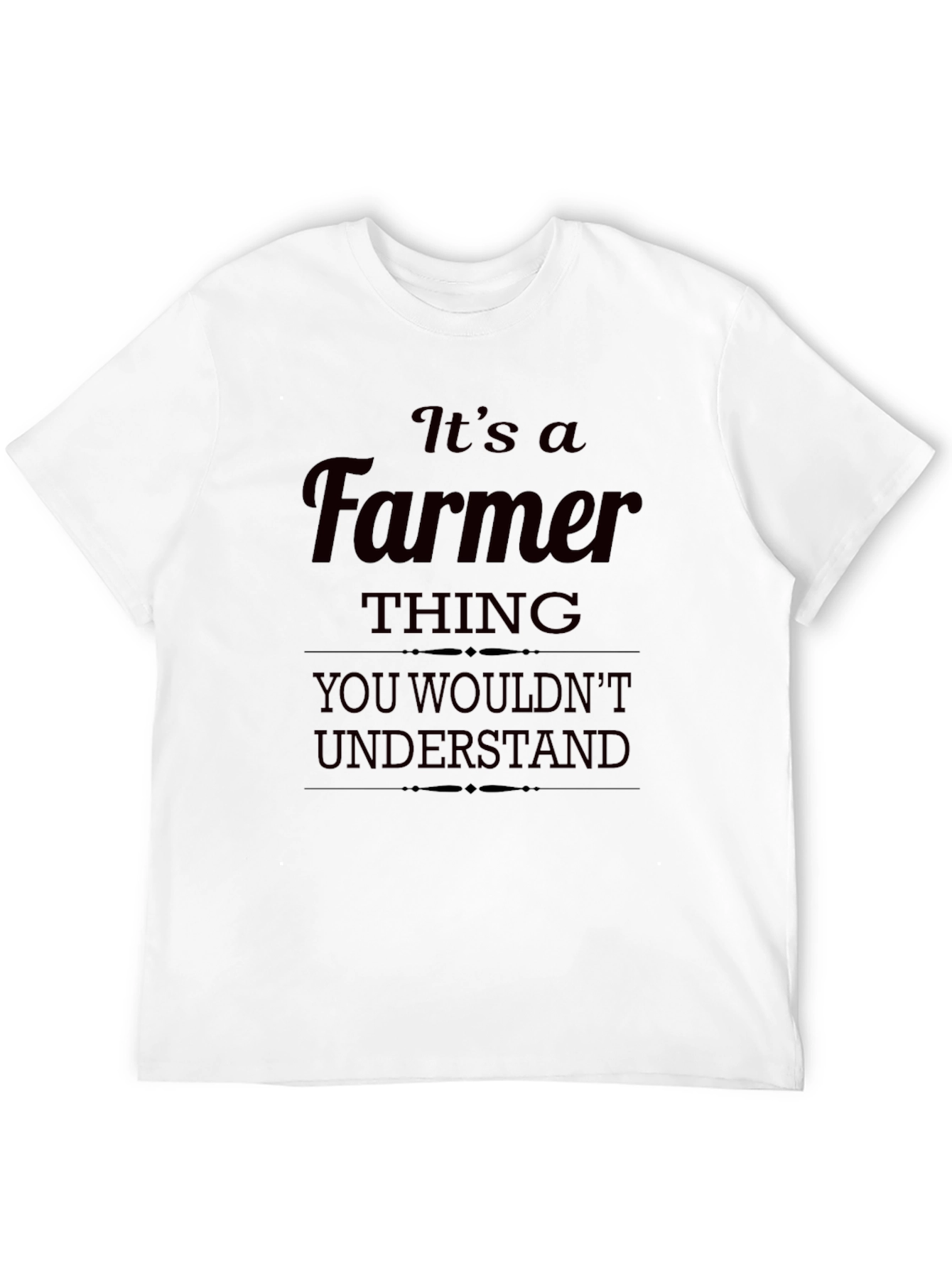 Black It's A Farmer Thing T-Shirt view 12