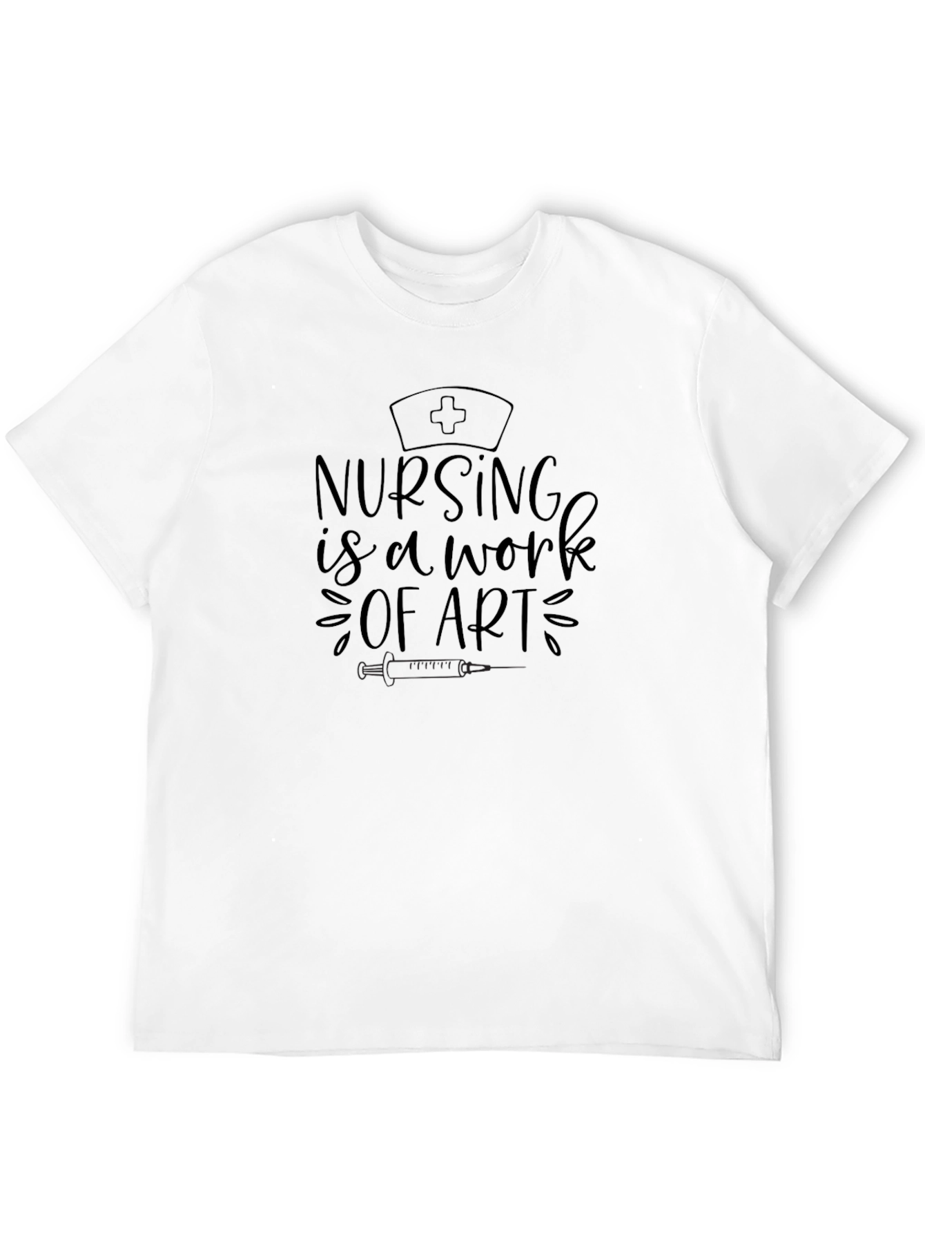 Black Nursing is a Work of Art T-Shirt view 12