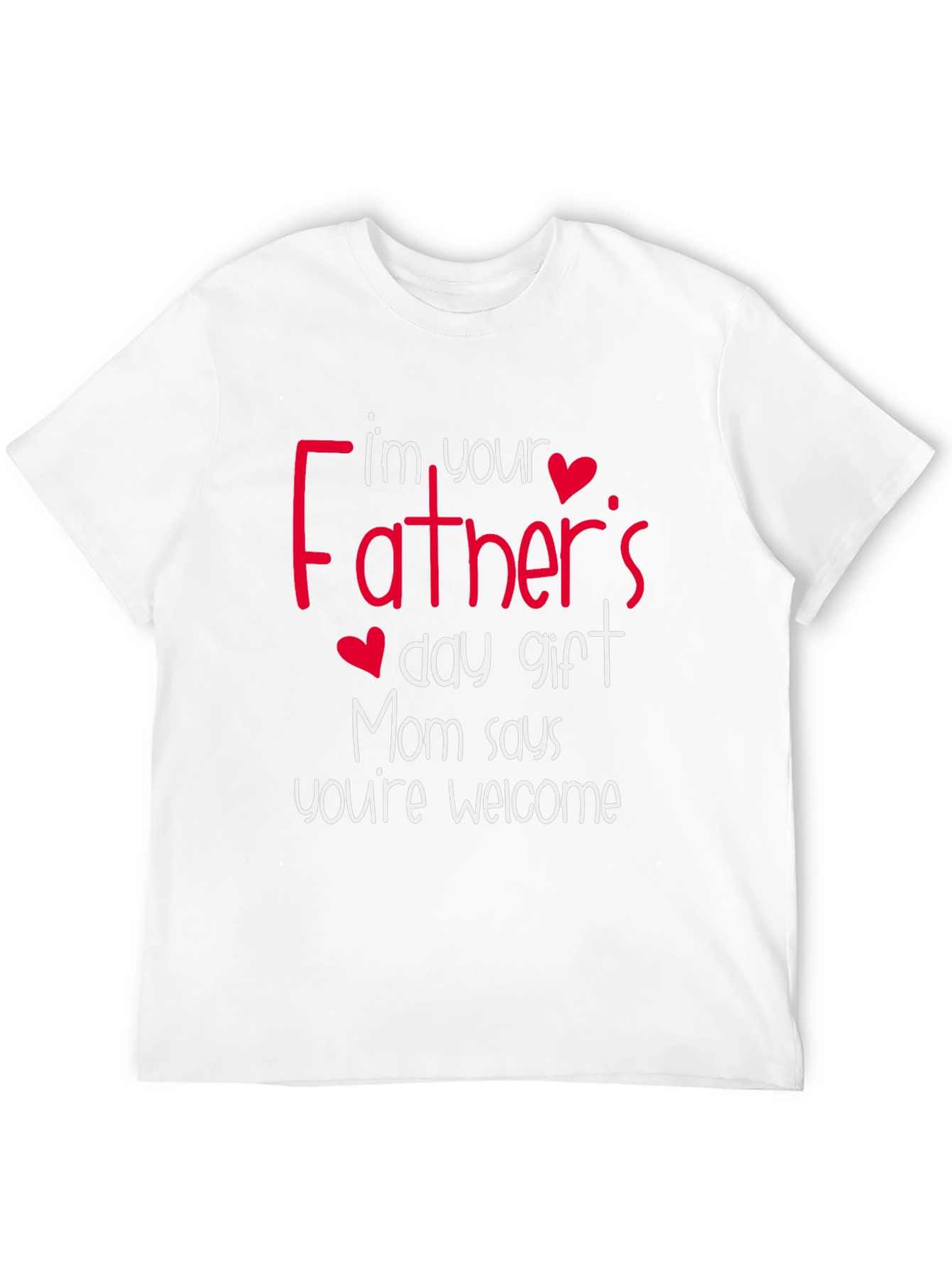 Black Funny Father's Day Gift T-Shirt - Mom Says You're Welcome! view 12