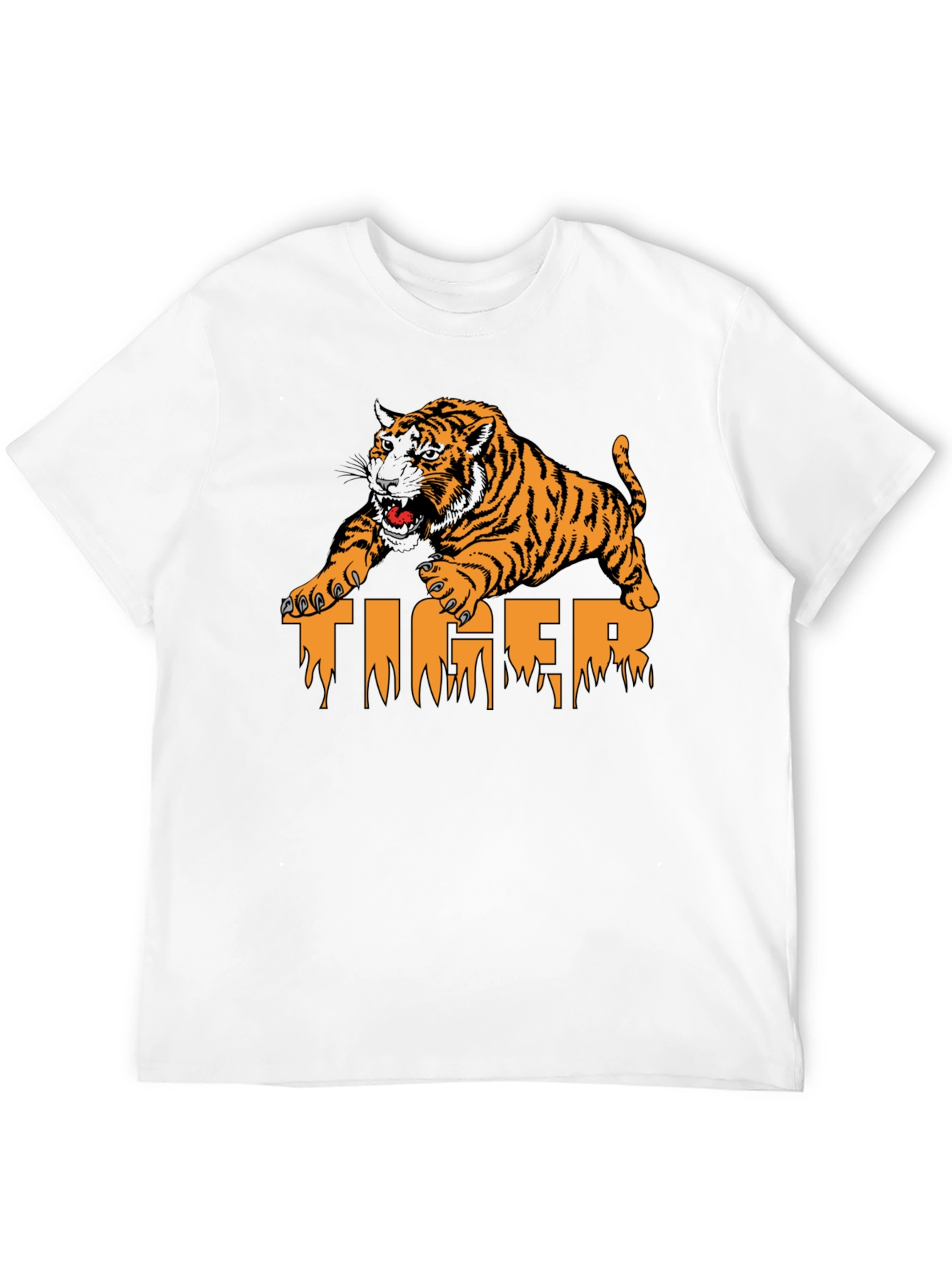 Black Tiger Graphic Print T-Shirt - Menswear view 12