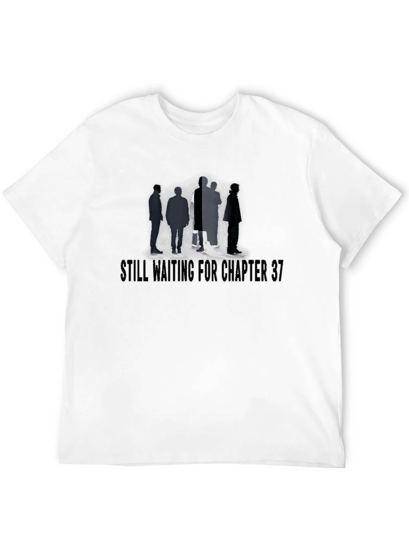 Black Still Waiting for Chapter 37 T-Shirt view 12