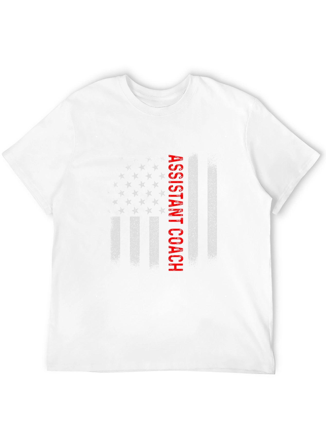 Black Assistant Coach American Flag T-Shirt view 12