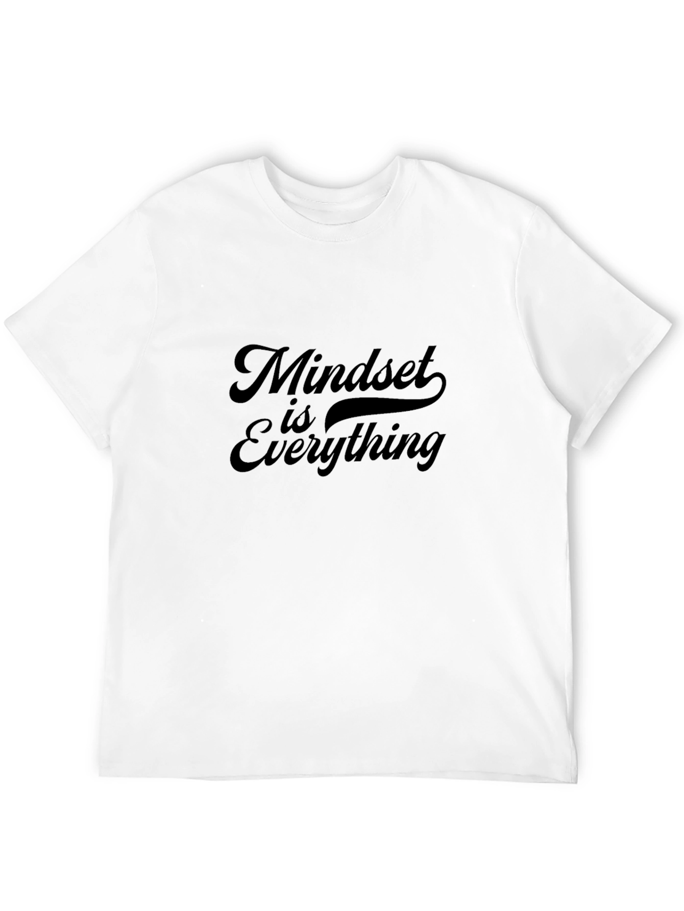 Black Mindset is Everything Black Graphic Tee view 12