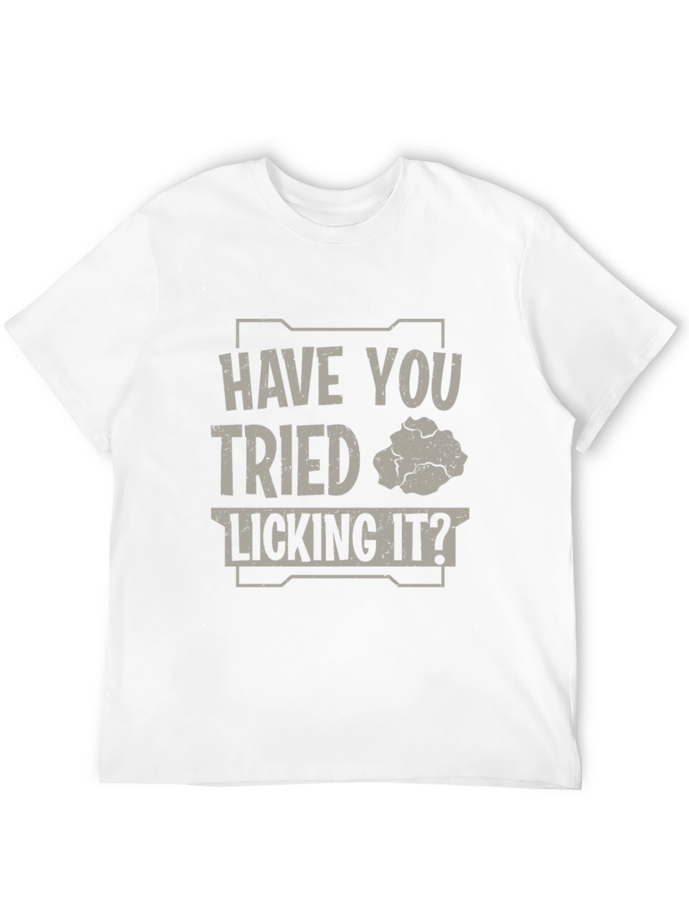 Black Have You Tried Licking It? Graphic Tee - Funny T-Shirt view 12