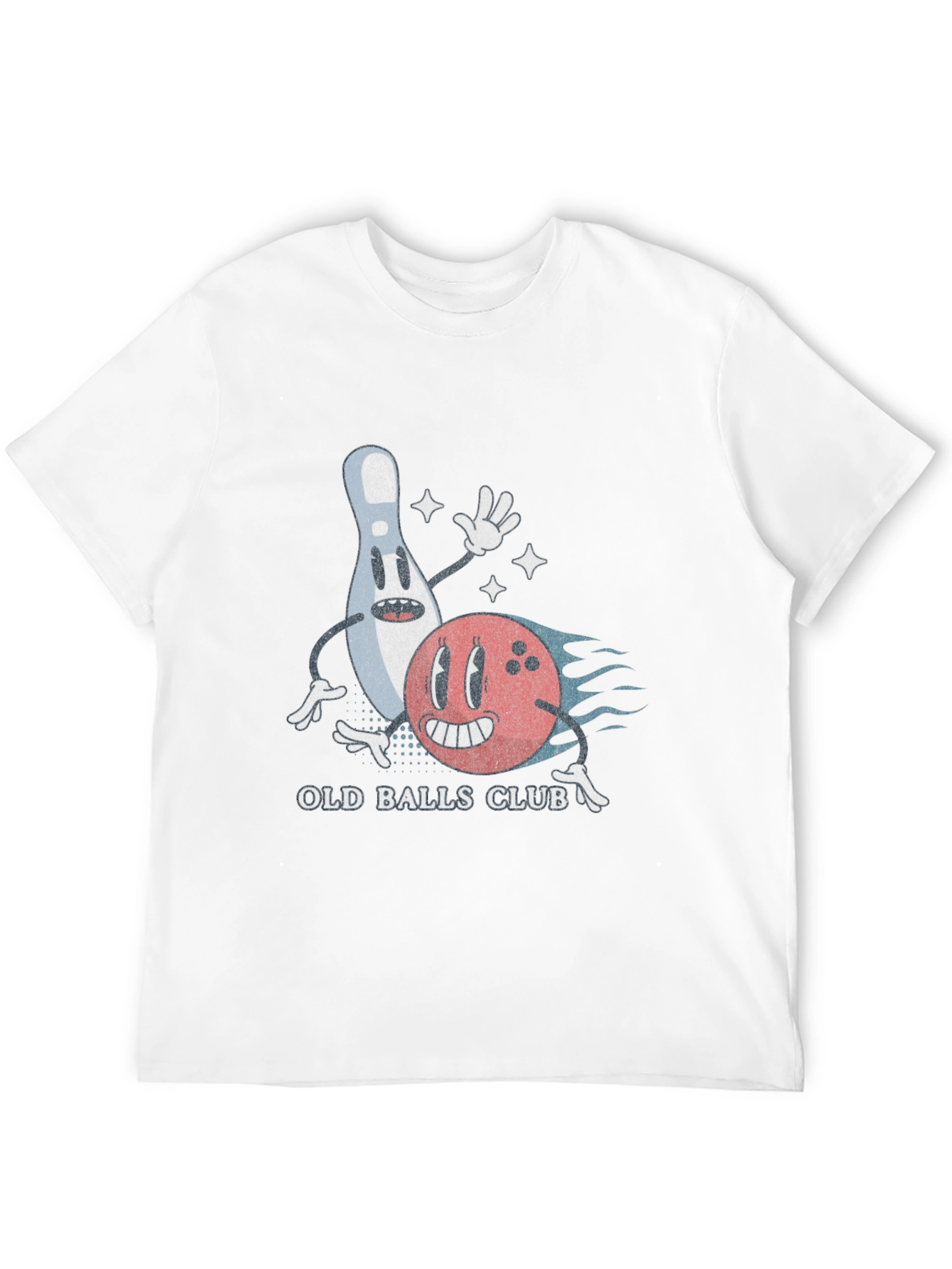 Black Old Balls Club Bowling T-Shirt view 12