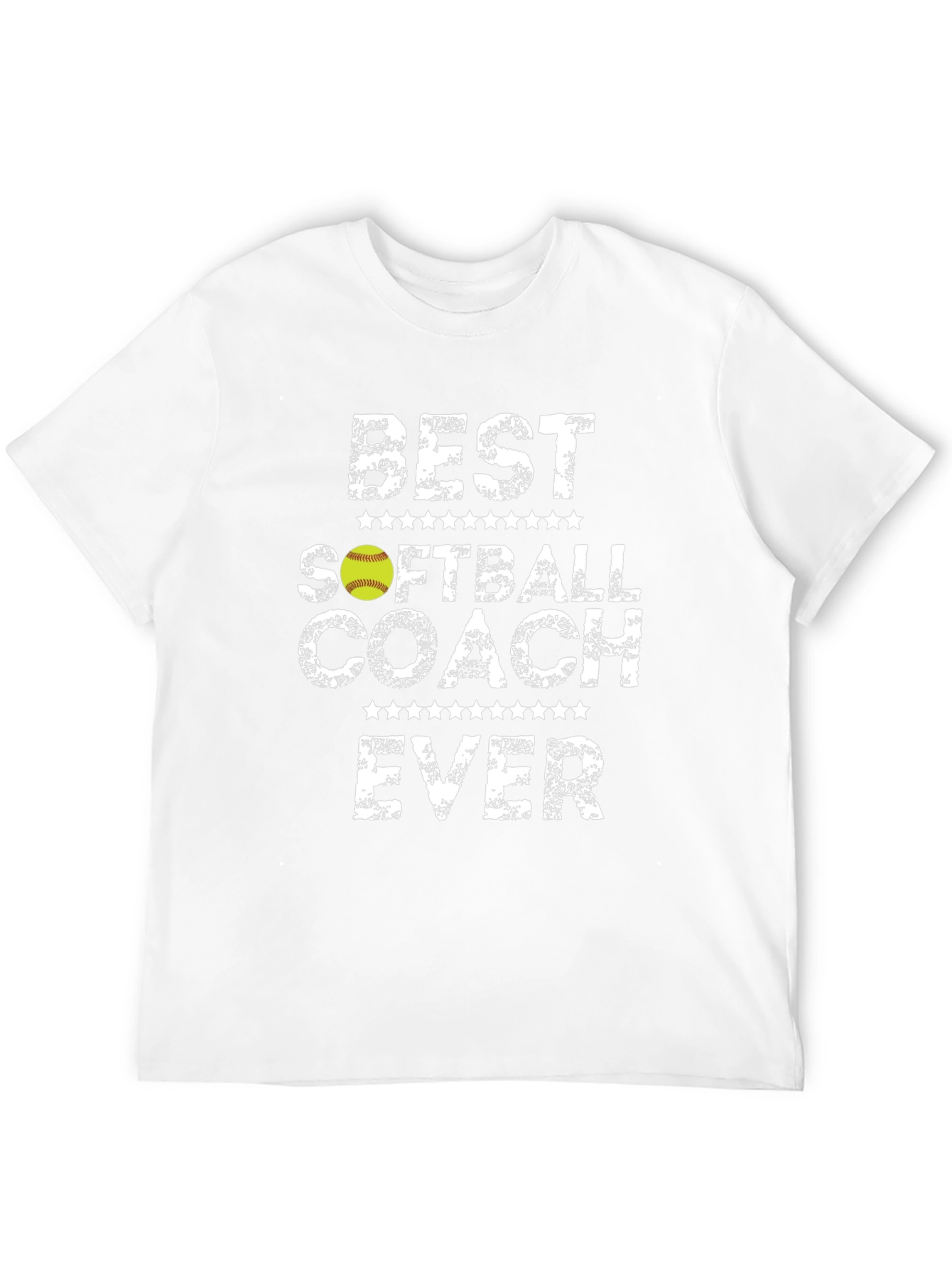 Black Best Softball Coach Ever T-Shirt - Gift for Coaches view 12