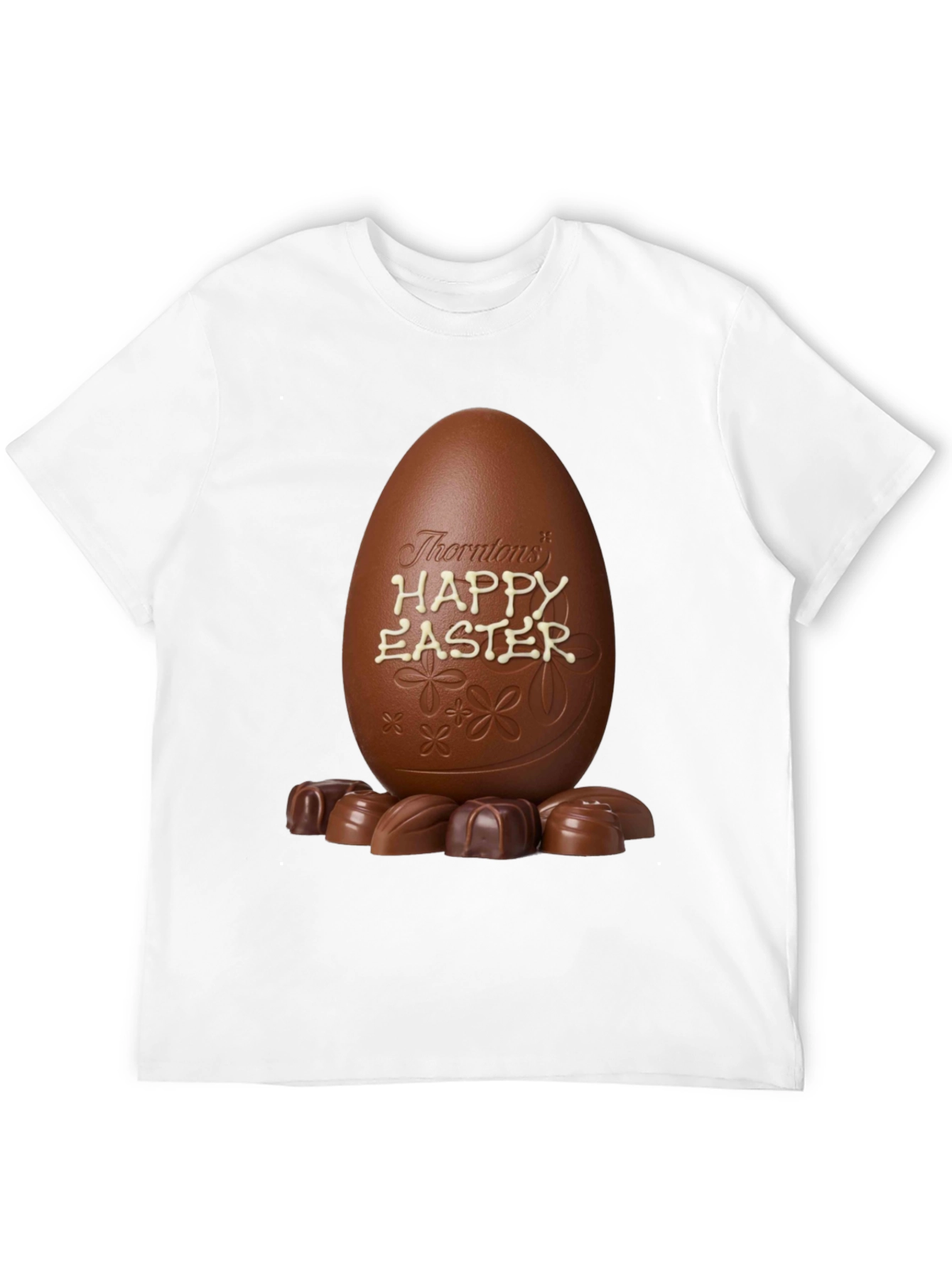 Black Easter Chocolate Egg T-Shirt view 12