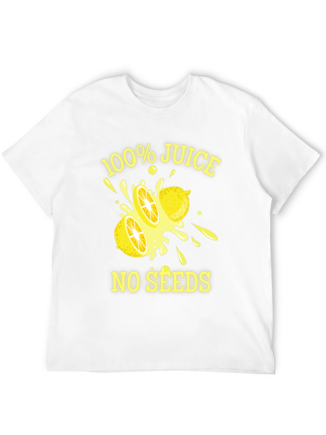 Black 100% Juice No Seeds T-Shirt - Black Graphic Tee view 12