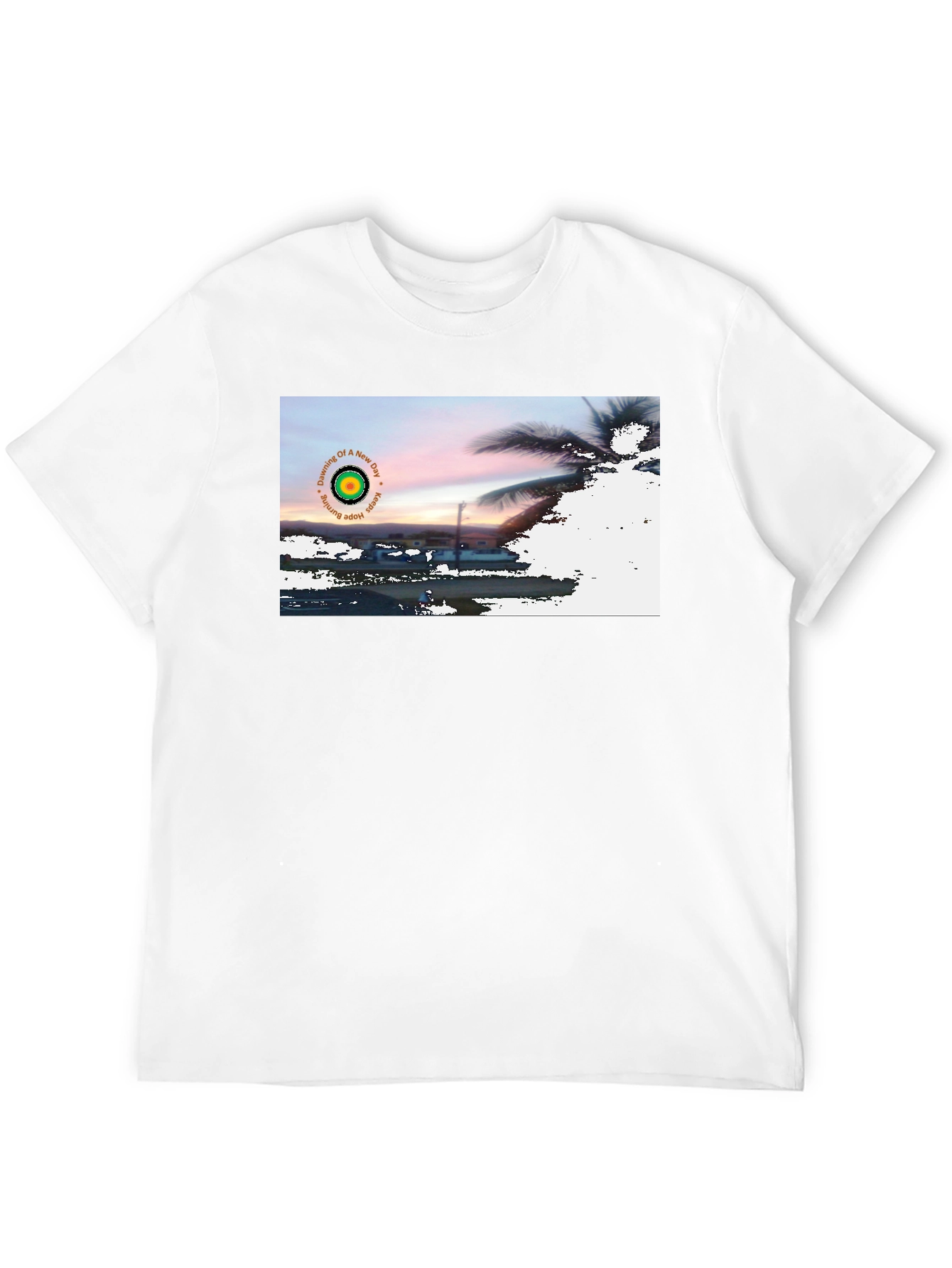 Black Sunrise Hope Burning T-Shirt view 12