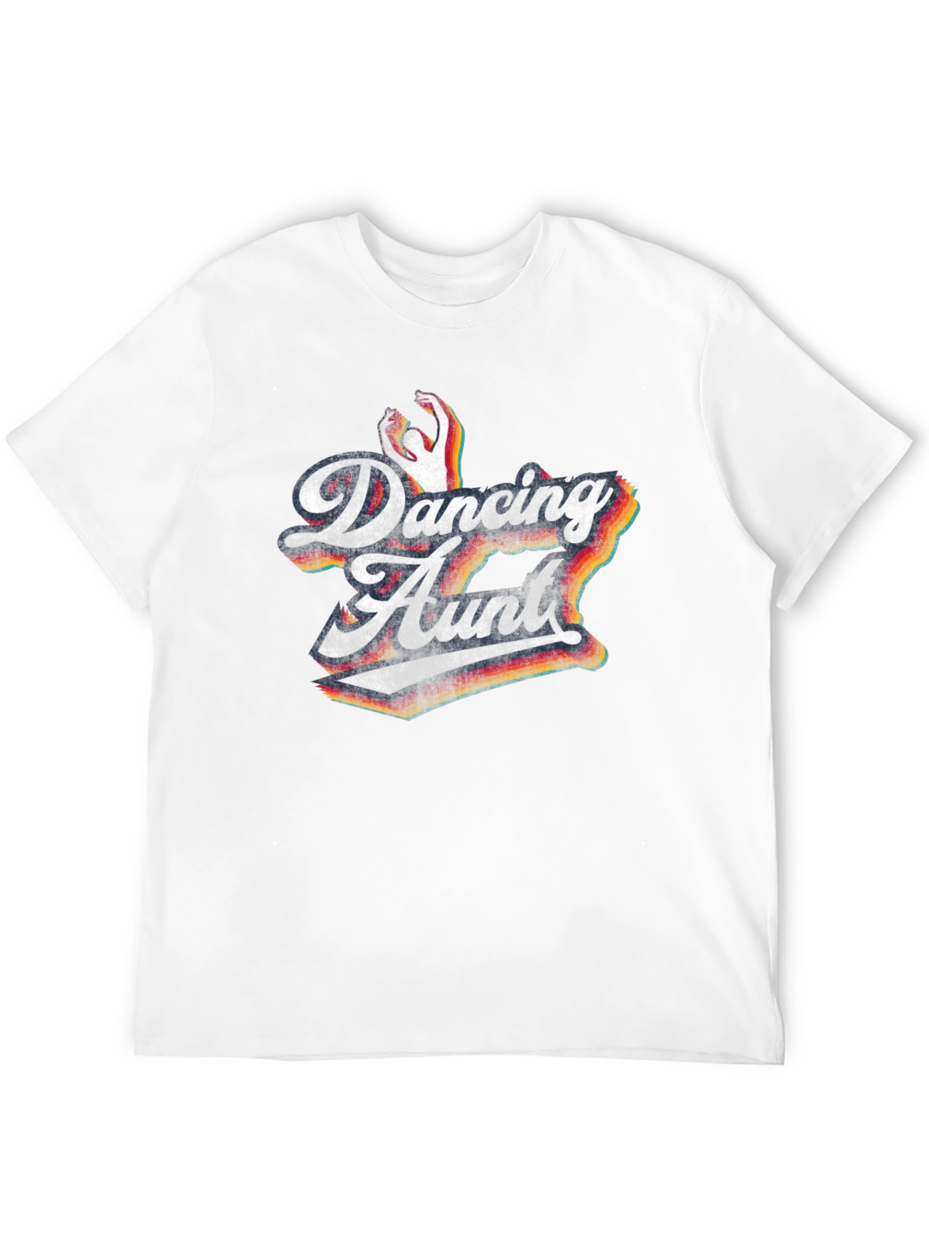 Black Dancing Aunt Retro T-Shirt view 12