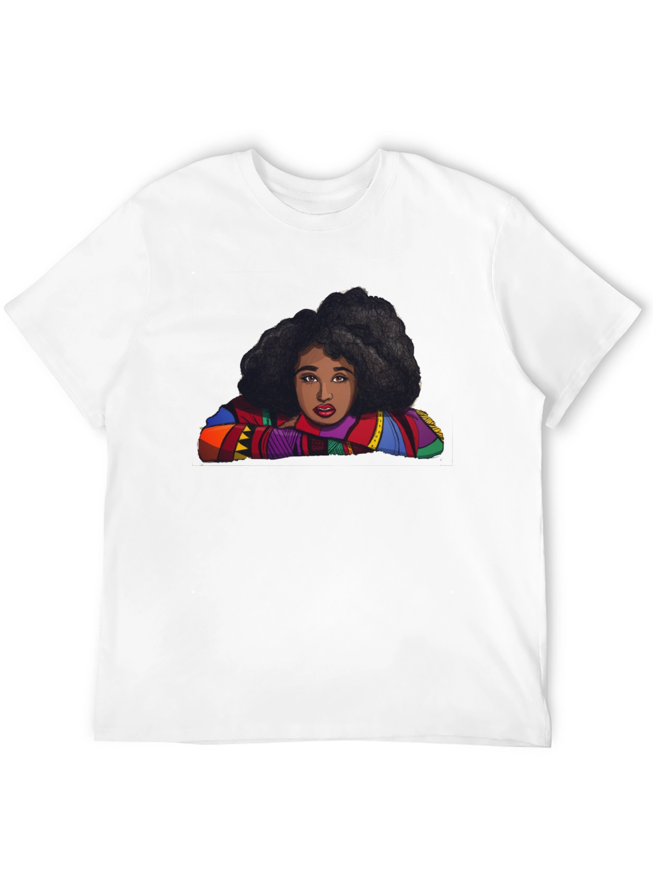 Black Unique Graphic Print T-Shirt view 12