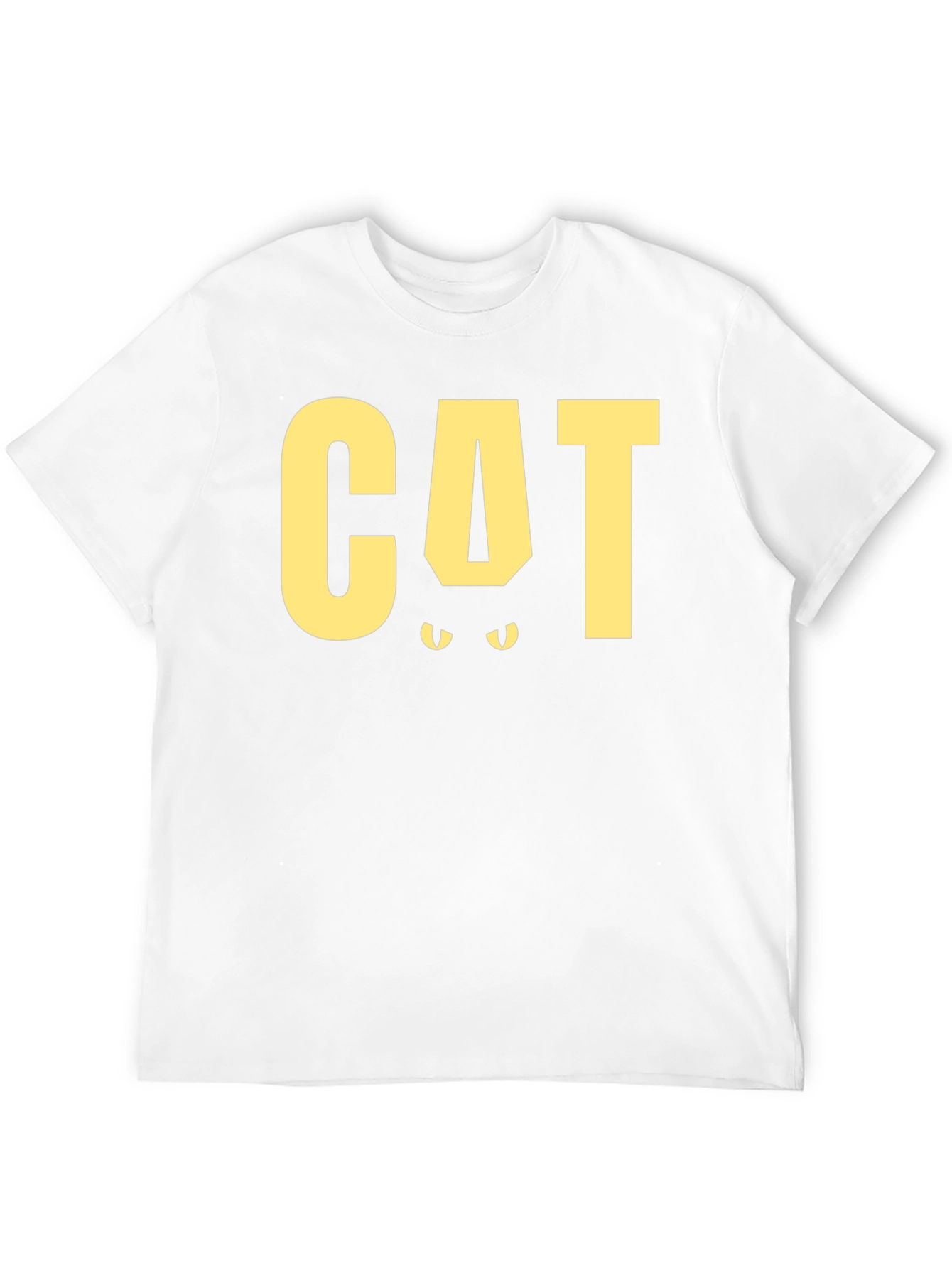 Black CAT Funny Graphic T-Shirt - Black Tee view 12
