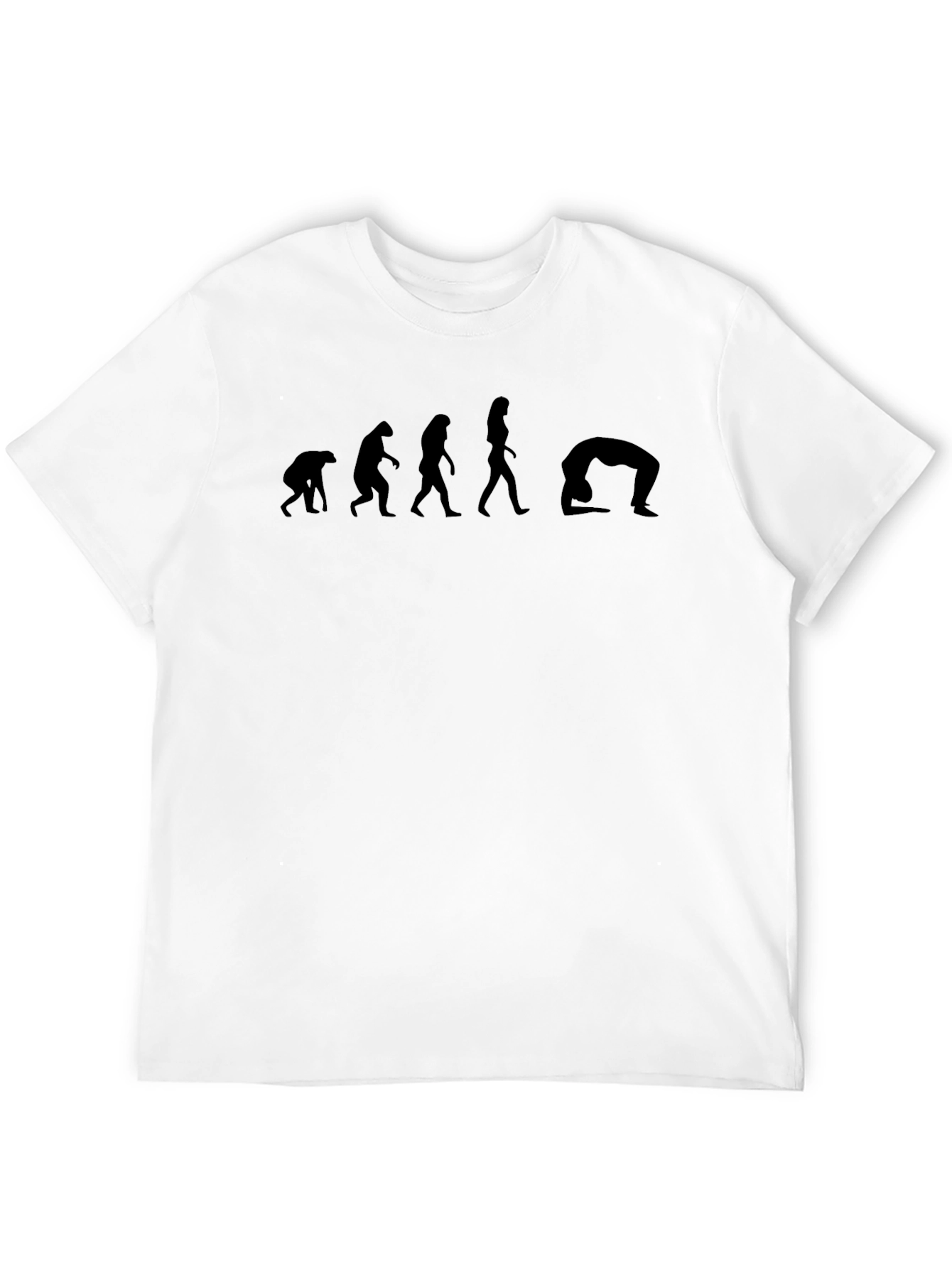 Black Yoga Evolution Black T-Shirt view 12