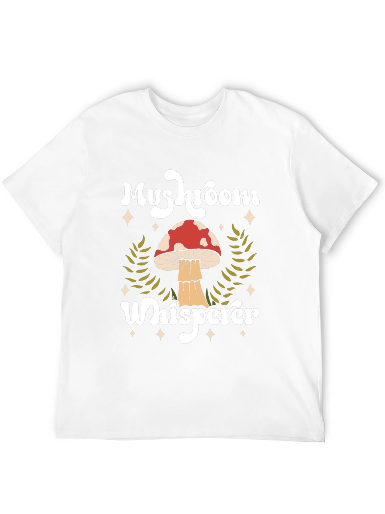 Black Mushroom Whisperer Graphic Tee - Nature Lover Shirt view 12