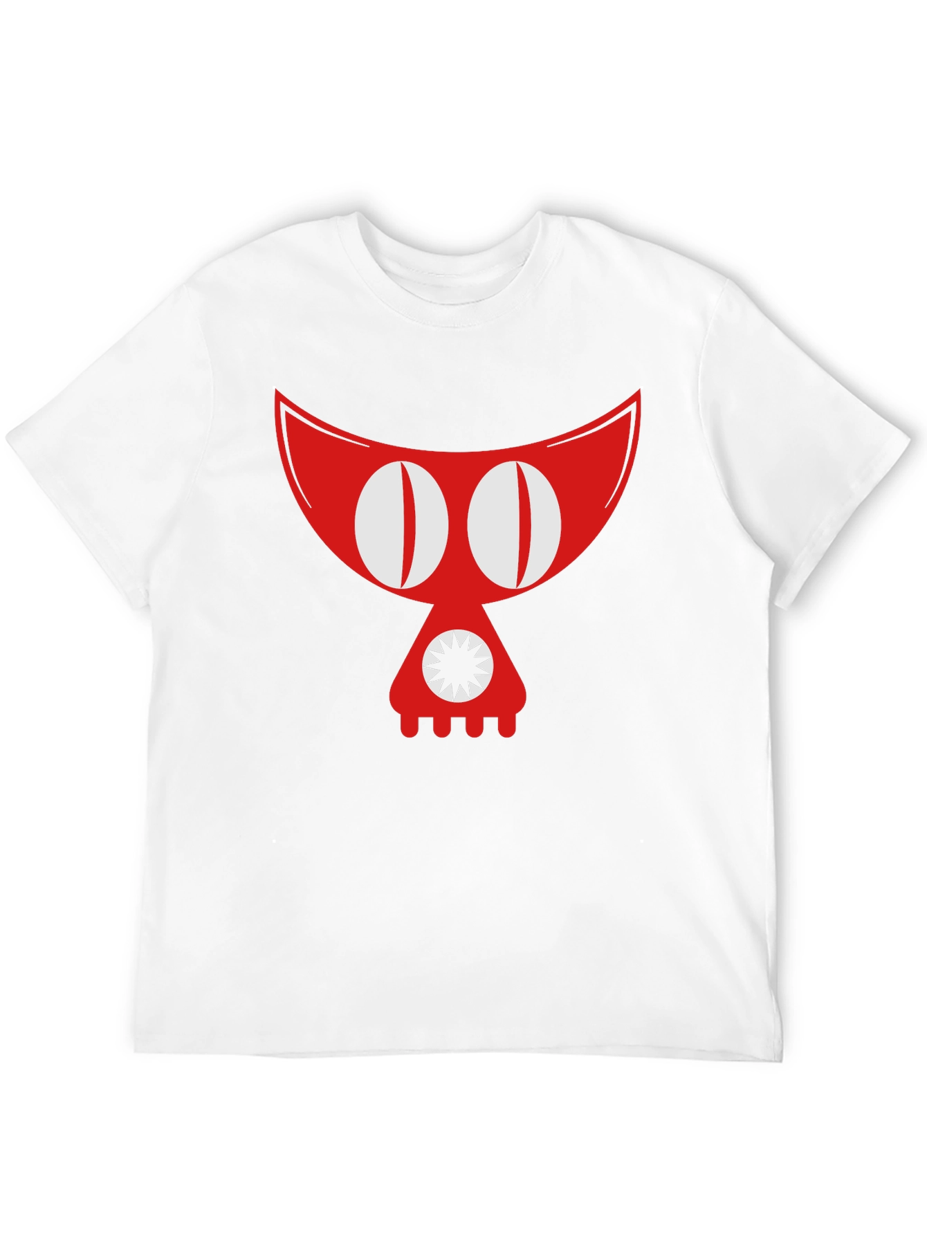 Black Cartoon Monster Graphic Tee - Men's Black T-Shirt view 12