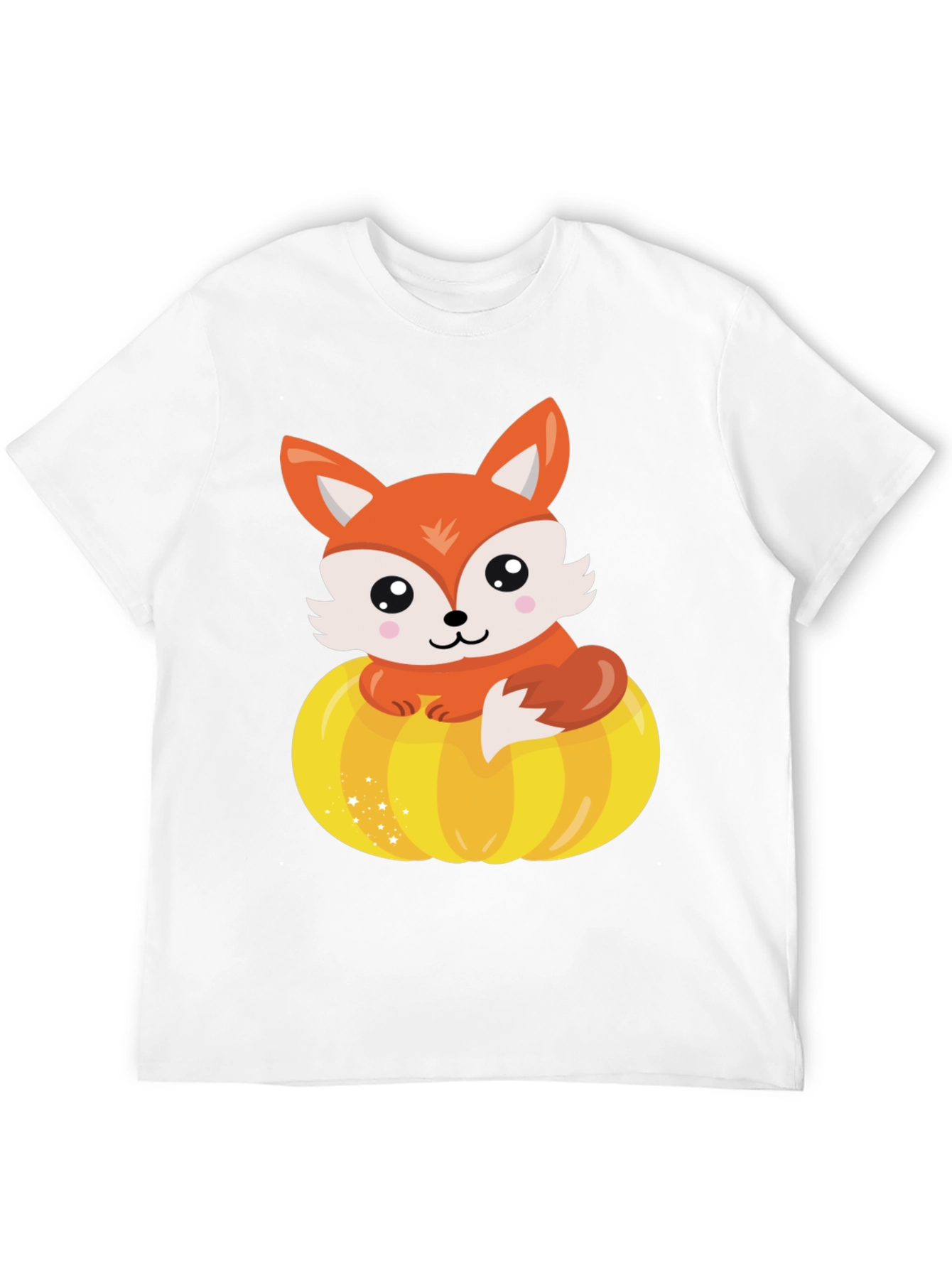Black Fox and Pumpkin Graphic Tee view 12