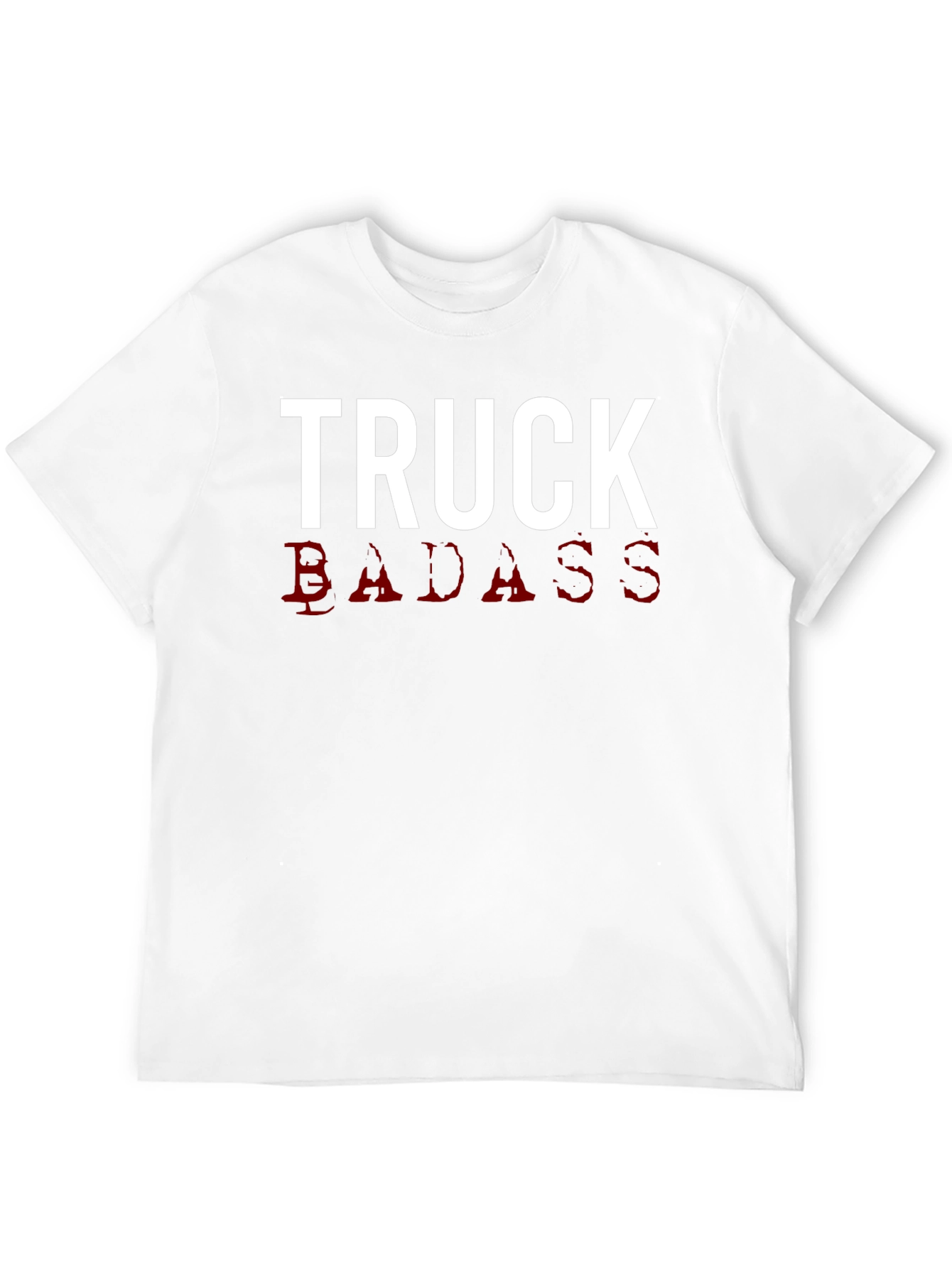 Black Truck Badass Graphic Tee - Men's Black T-Shirt view 12