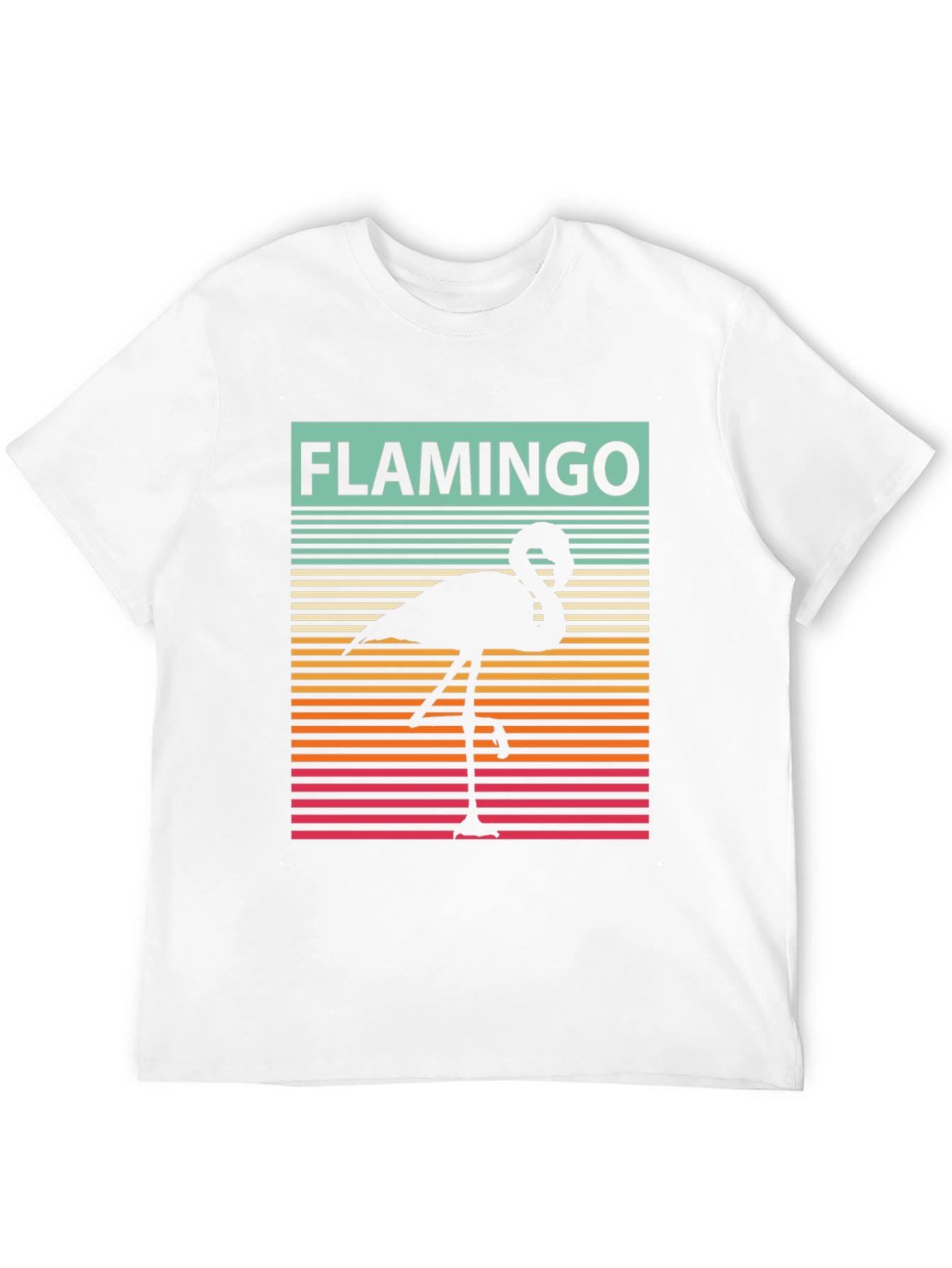 Black Retro Flamingo Graphic Tee view 12
