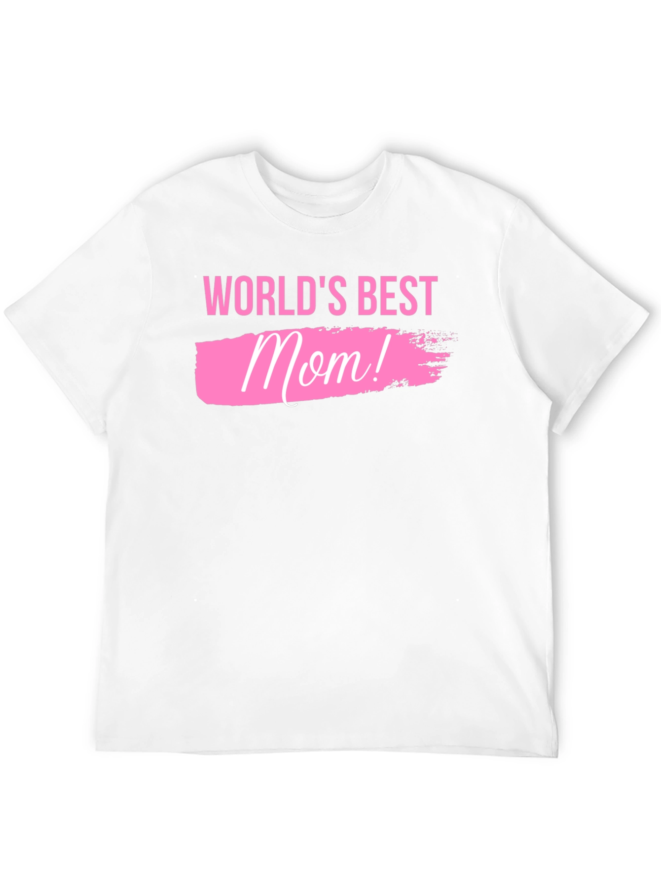 Black World's Best Mom! Black T-Shirt view 12