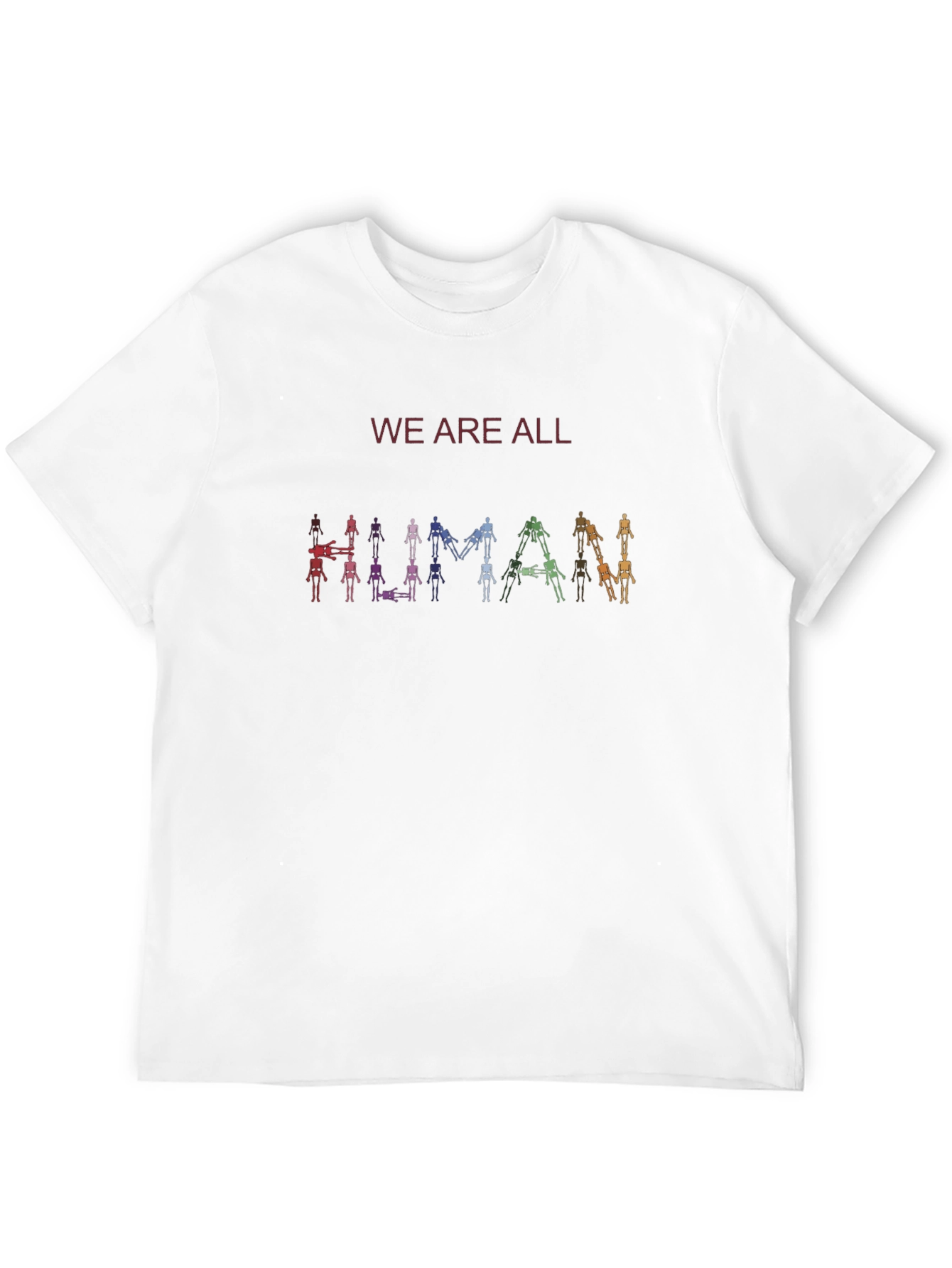 Black We Are All Human Graphic Tee view 12